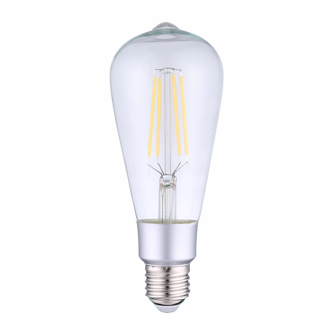 Shelly Vintage ST64 Lampadina LED Smart Wi-fi a Controllo Vocale, Compatibile con Alexa e Google Home, Dimmerabile, 750lmn di intensità Luminosa, Attacco E27
