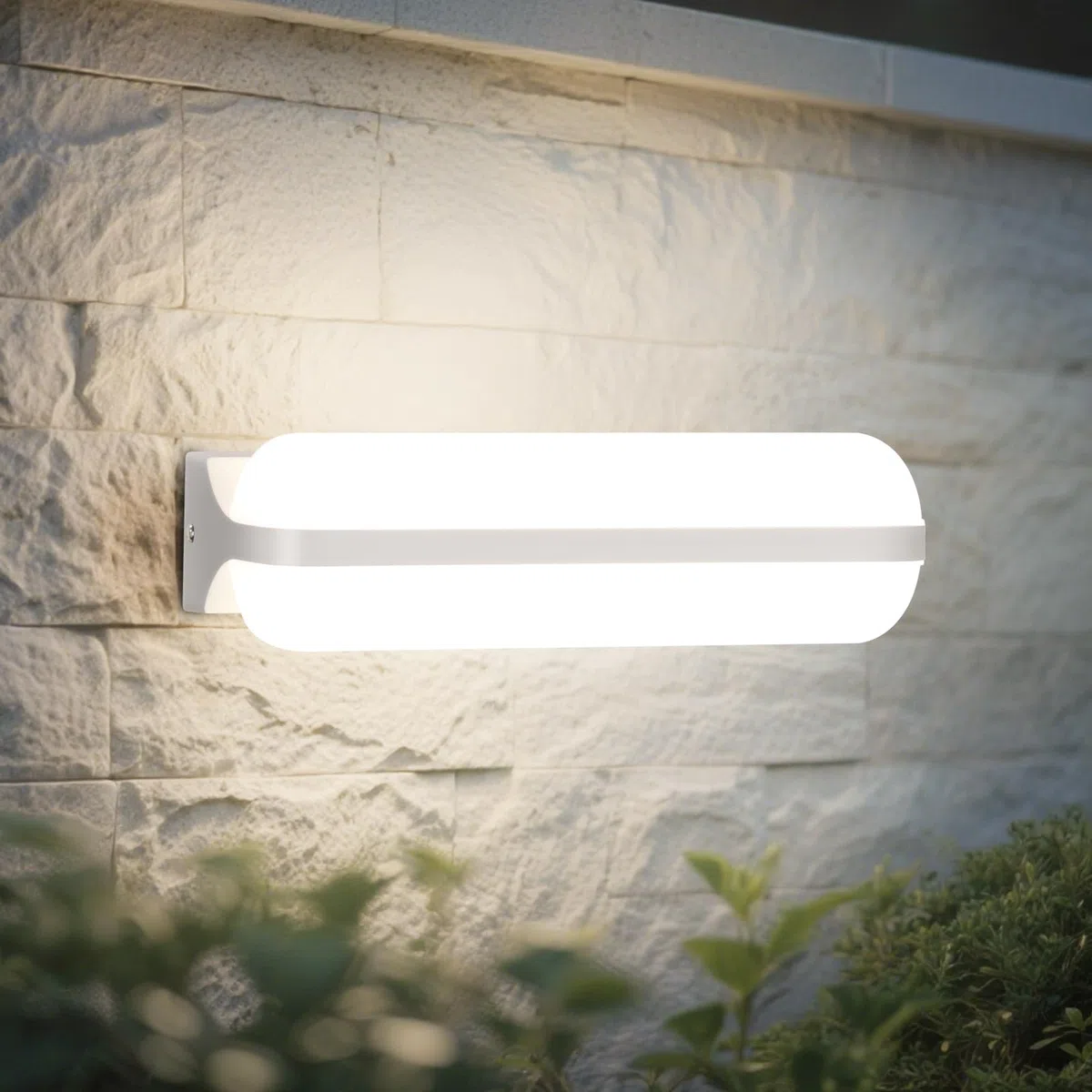 VivaLet Applique da Esterno/Interno 20W 2000LM, Illuminazione Up & Down Lampada da Parete a Parete, 4000K IP65 Luce da Esterno per Ambienti Umidi, Balcone, Bagno, Corridoio, Cantina, Giardino, WC