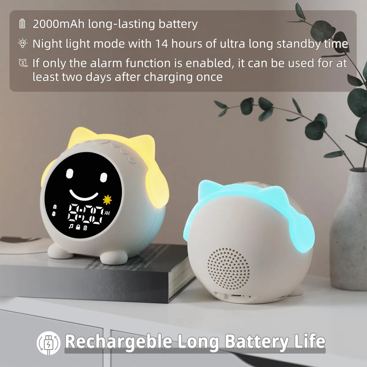 Sveglia per bambini, orologio OK to Wake con luce notturna. Timer Nap Timer, sveglia per bambini, allenamento per il sonno dei bambini, decorazione per la cameretta, idea regalo per