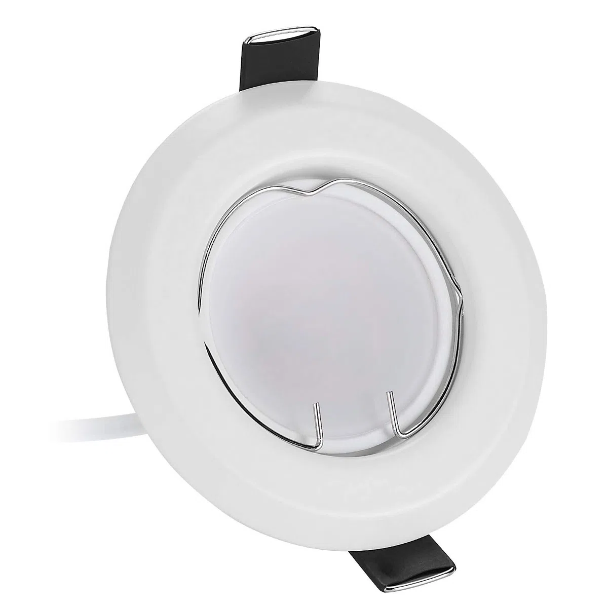 HCFEI 3x Faretti LED da Incasso in bianco per cartongesso, con Porti Luce Bianco Caldo 3W Pari a 35W 3000K 55mm foro da incasso Angolo a Fascio 120 Gradi AC 230V