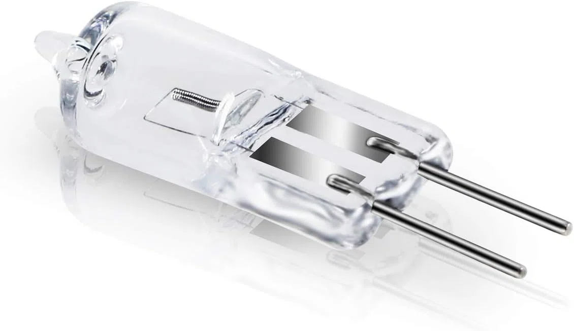 Osram Halostar Starlite 64440 S - Confezione da 10 pezzi, 50 Watt, 12 Volt, GY6.35, luce bianca calda, 910 lumen, lampadina alogena a spina, lampada con attacco a innesto
