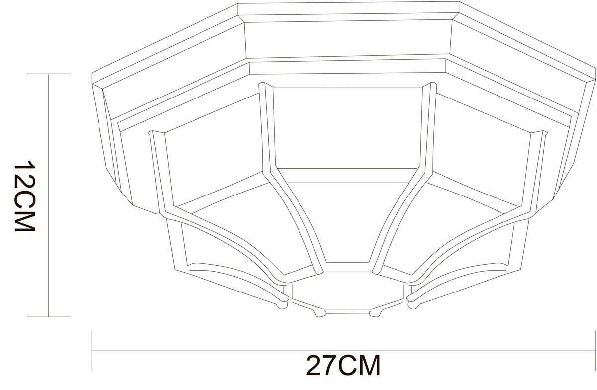 Luce a soffitto esterna in metallo nero con paraluce in vetro bianco – Lampada con cavo