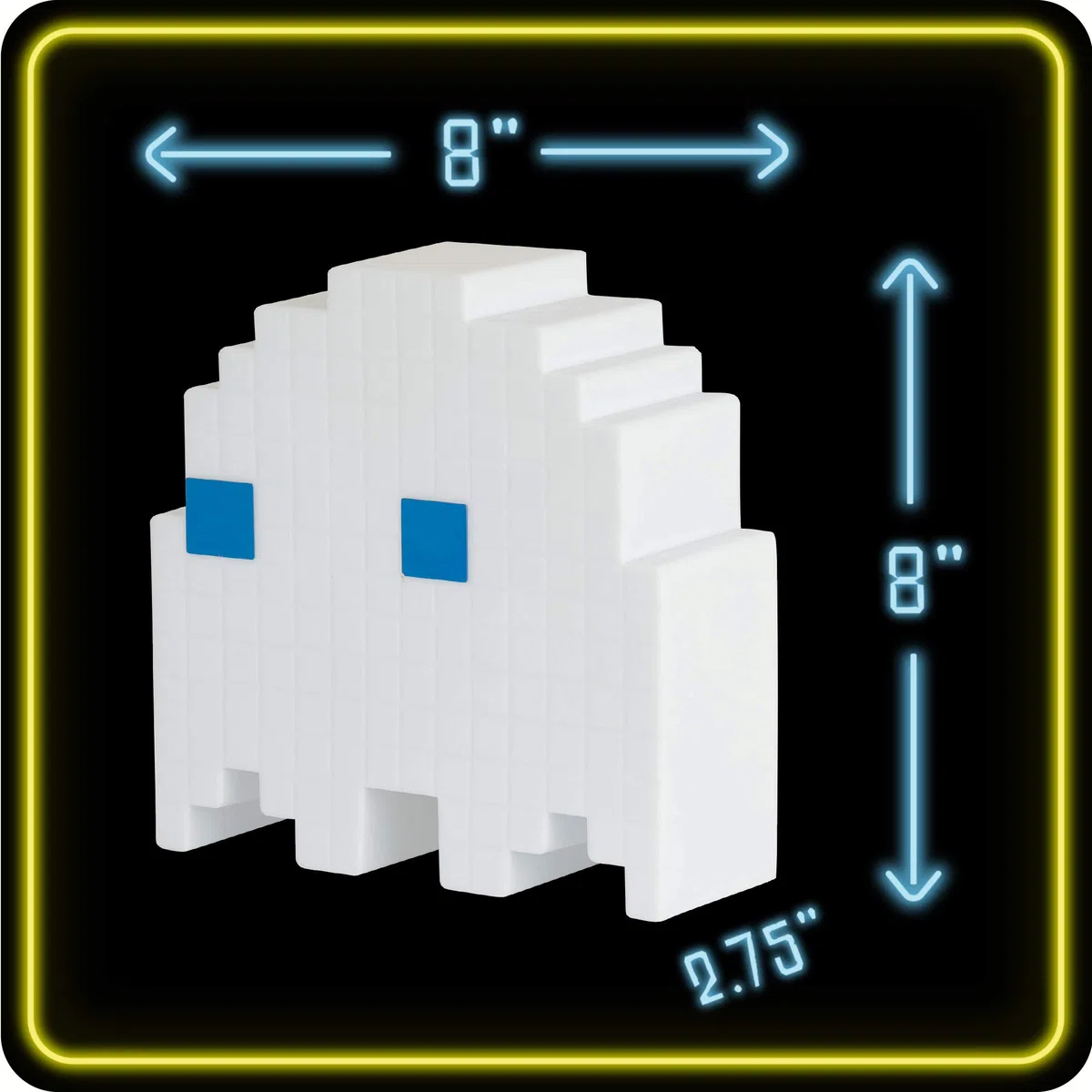 Luce Pac-Man Ghost Cambia Colore con la Musica, Alimentata via USB, Regalo Retro Gamer