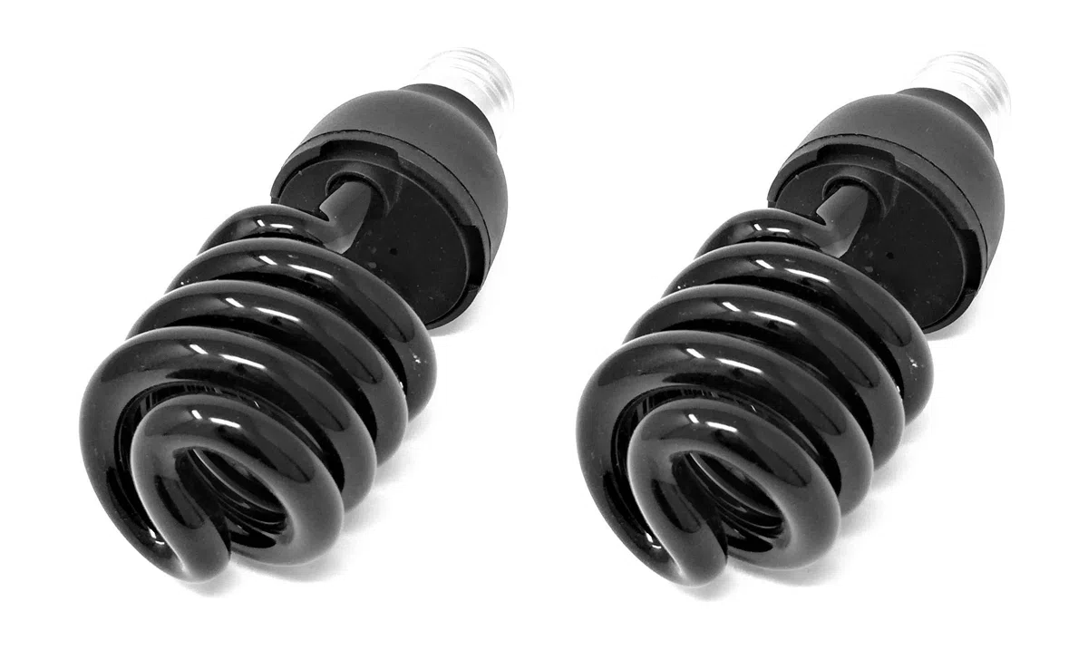 TEMPO DI SALDI 2 X Lampadina A Spirale Uv Luce Nera Da 28W Per Discoteca Feste Effetto Fluo