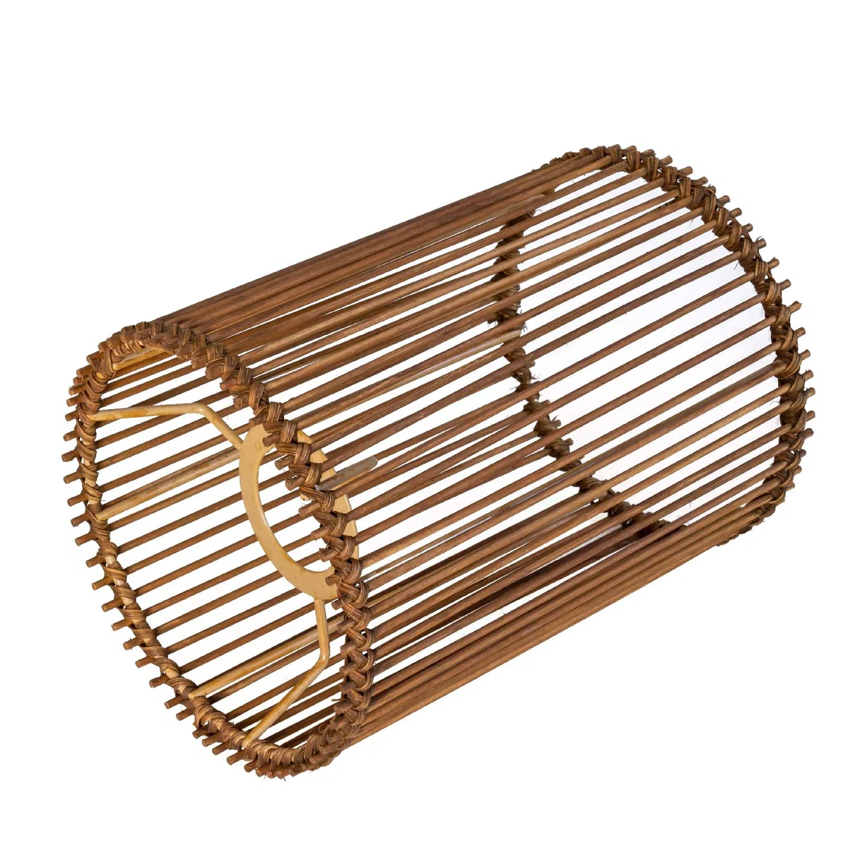Paralume moderno stile bohémien, cilindrico per lampada da terra rimovibile, lampada a sospensione e lampada da parete, paralume da tavolo (marrone scuro, 2 pezzi: diametro 14 cm, altezza 20 cm)