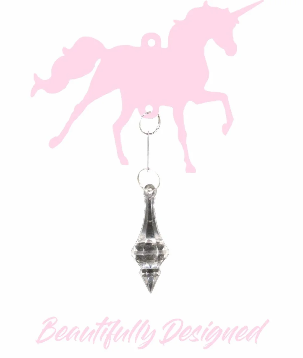 DECO EXPRESS Lampadario Cameretta Bambina, Unicorno Carino Decorazioni Cameretta (Unicorni)