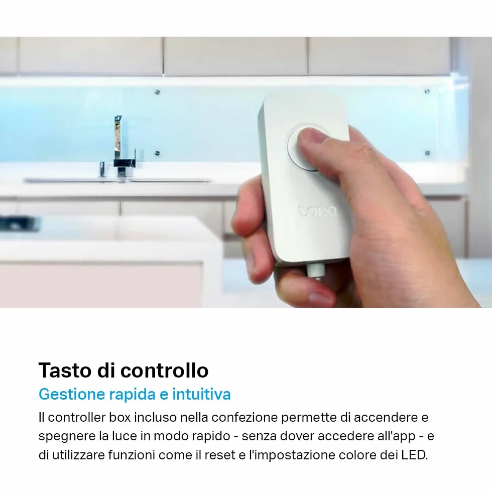 Tapo L900 Smart Wi-Fi Striscia LED, Controllo Vocale Compatibile con Alexa e Google Assistant, 2 Confezioni L900-5 con 1 Alimentatore, Sync-to-Music, Accorciabile e Controllo dall'APP