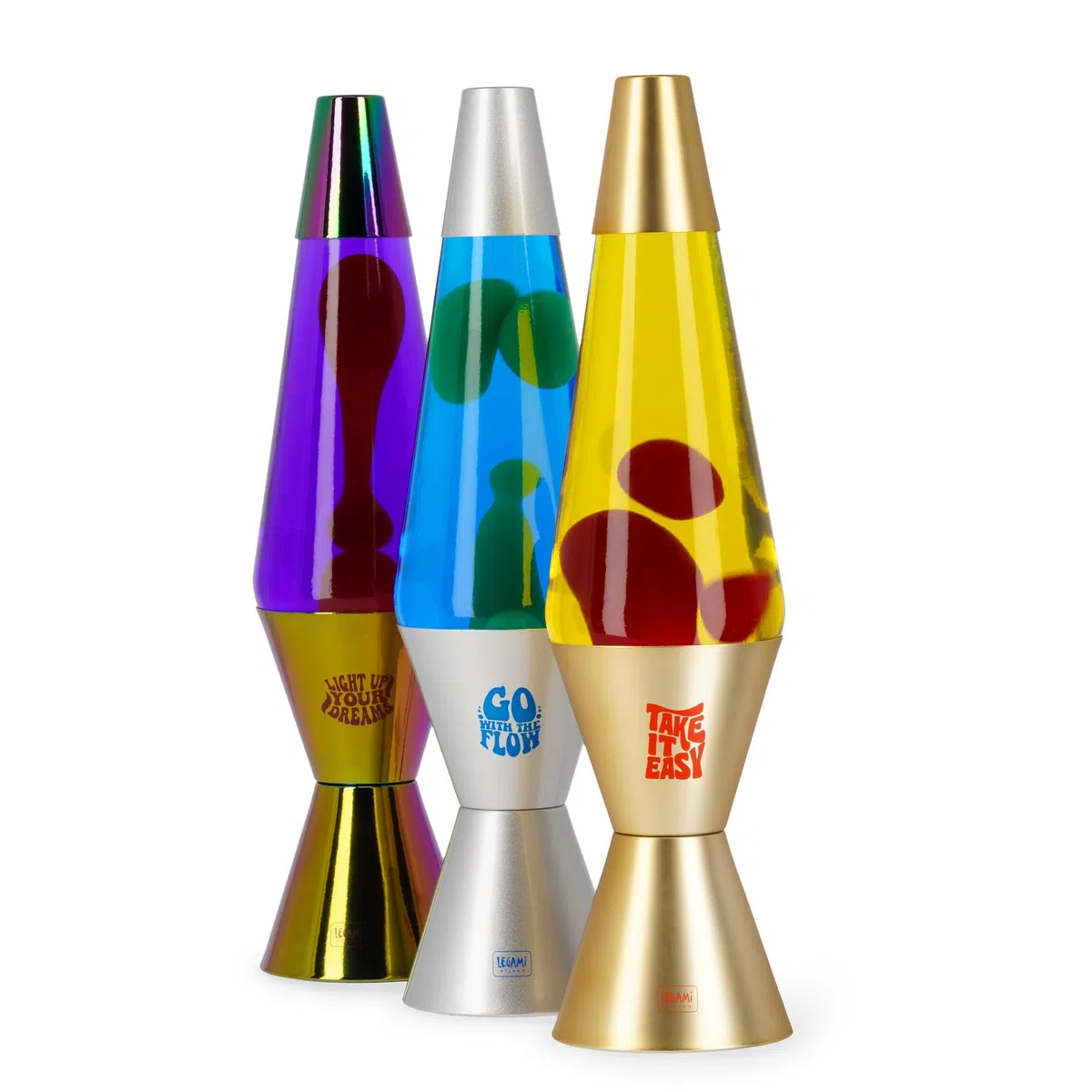 Legami - Lava Lamp Magmastic, Lampada Lava Effetto Rilassante, Liquido Viola Lava Rosso, Lampadine Incluse, Diametro 11 cm, Altezza 36,3 cm, Tema Holo Fairy