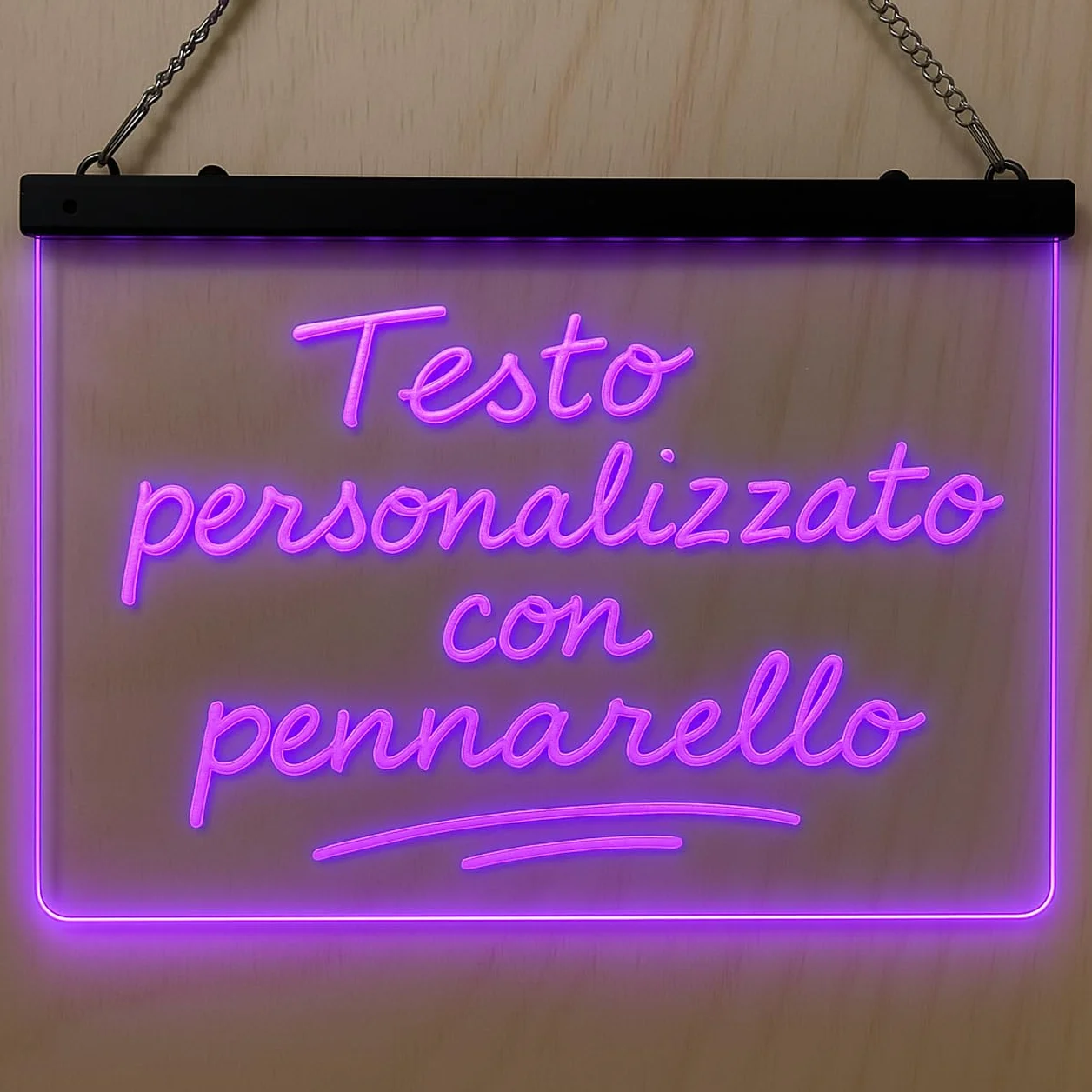 Insegna a led personalizzabile da te tabella luminosa personalizzata luce multicolore per locali bar uffici feste on air o semplice comunicazione