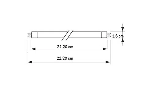 Lampada UV 6 watt per Sterilizzatore Acqua
