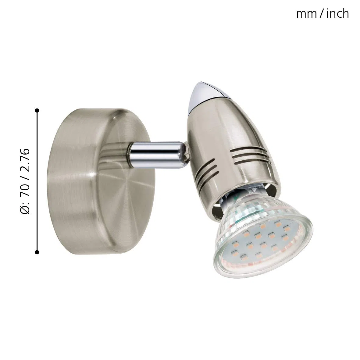 Eglo Magnum-LED faretto, Cromo