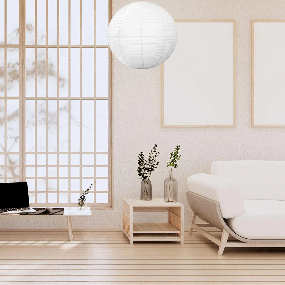 F Fityle Paralume in Paralume per Lampada a Sospensione Copertura per Plafoniera Copertura Decorativa per Lampadario a Lanterna di Carta, 50x50 cm