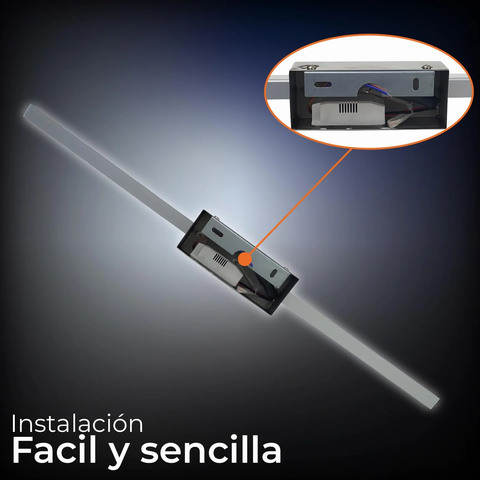 LED ATOMANT Applique Cromata per Bagno 40 cm, 10W, Colore Bianco Freddo (6500K), 1000 Lumen