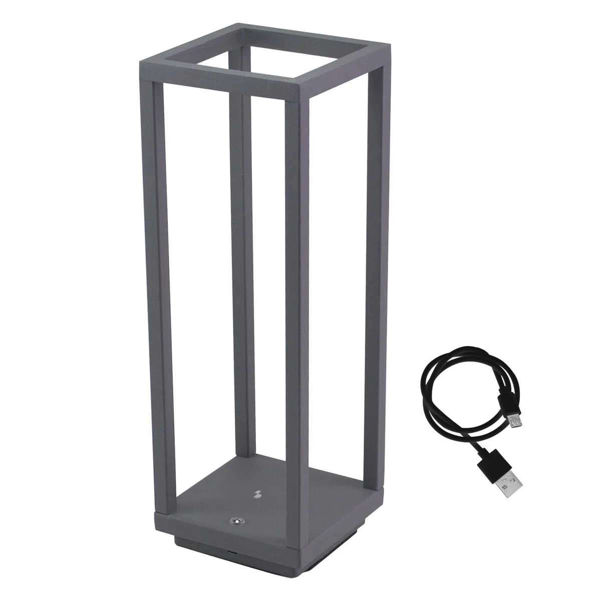 BEPER P207ILI103 Lanterna LED Ricaricabile, Lampada da Tavolo Dimmerabile 3 Luci (Calda, Naturale, Fredda), Autonomia 24h, USB, IP44 per Interno ed Esterno
