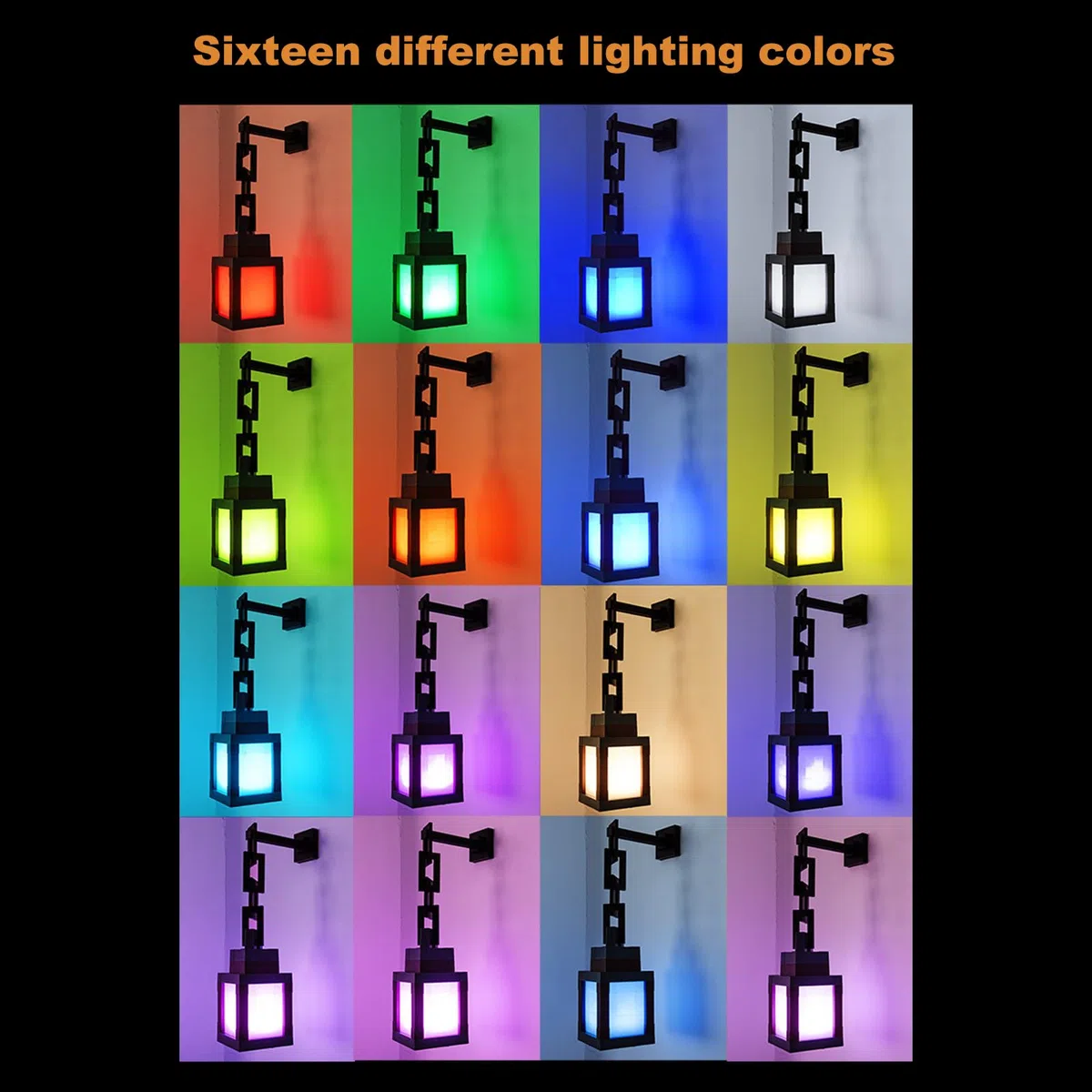 Lampada Notturna Pixelata 3D con Effetto Night Light USB Ricaricabile, 16 Colori LED con Switch Touch e Telecomando, Illuminazione da Parete o da Tavolo per Decorazioni Camera da Letto