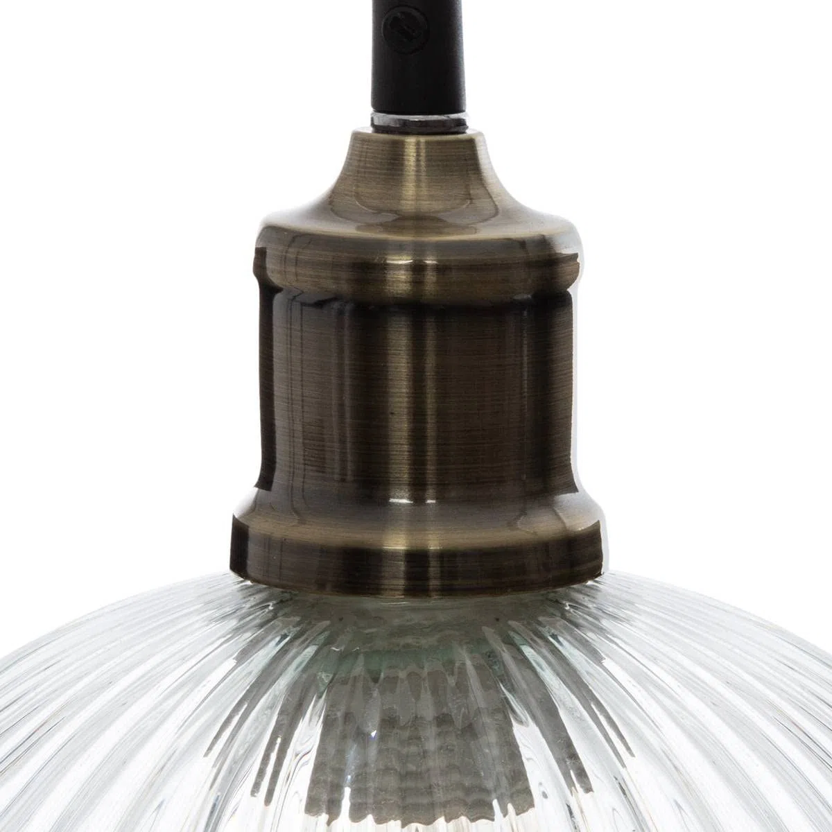 Atmosphera - Lampadario Laye in vetro D20 cm