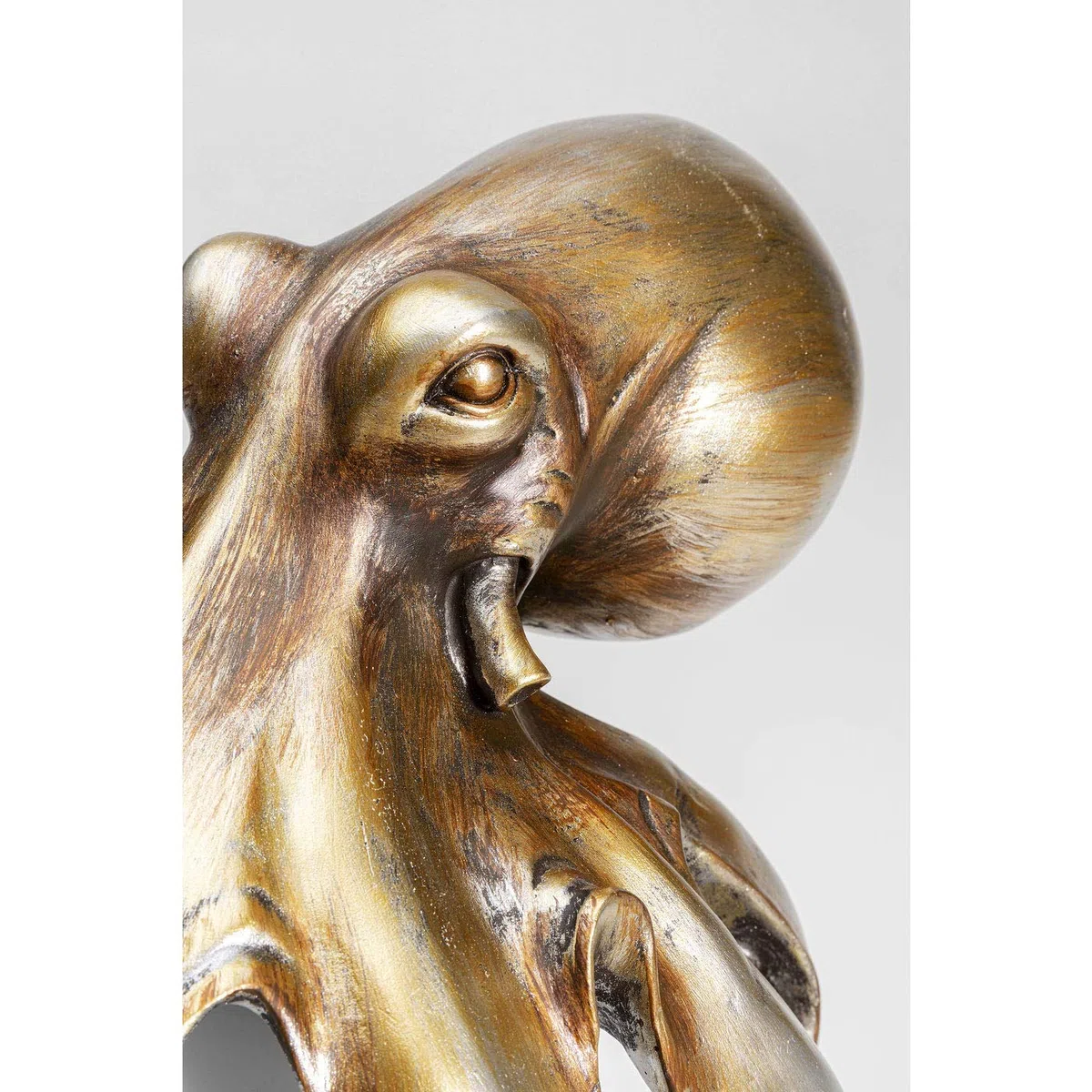 Kare Design Lampada da tavolo Animal Octopus, oro, 34cm, motivo polipo | decorazione marittima, tema mare, luce calda, punto luce individuale, versatile, corridoio, comodino, lampadina non inclusa