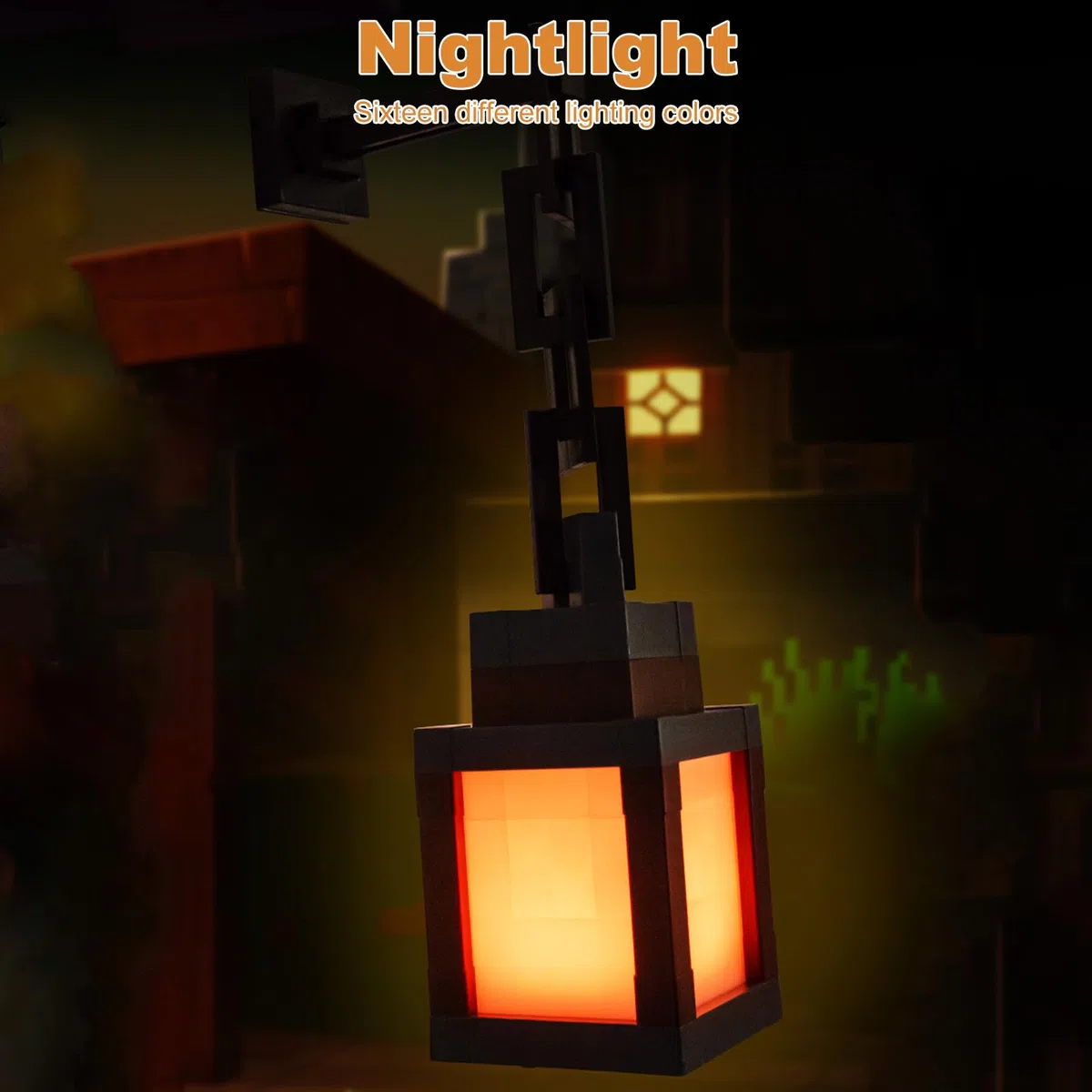 Lampada Notturna Pixelata 3D con Effetto Night Light USB Ricaricabile, 16 Colori LED con Switch Touch e Telecomando, Illuminazione da Parete o da Tavolo per Decorazioni Camera da Letto
