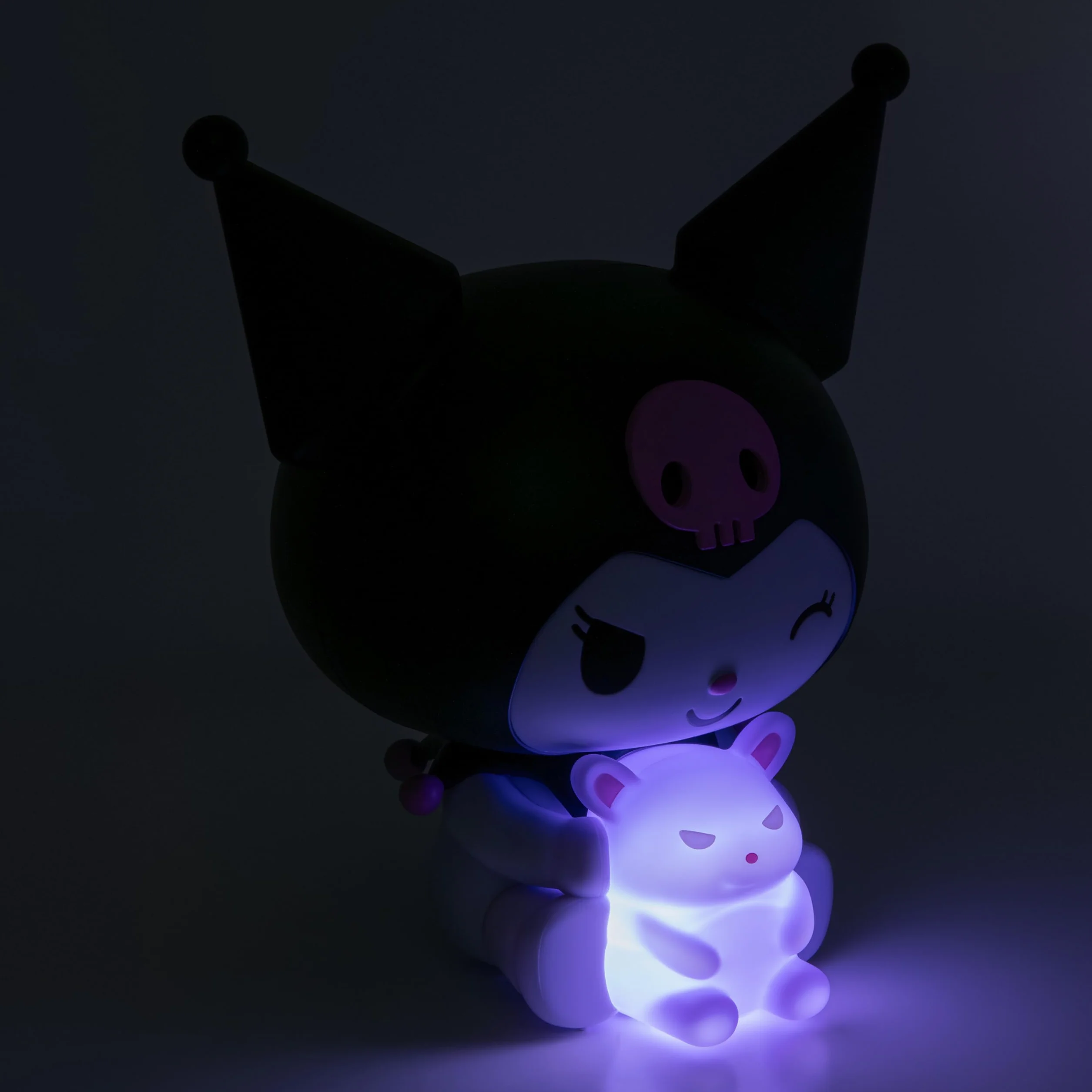 Paladone - Lampada notturna 3D Kuromi GloBuddies, alimentata a batteria, regalo per i fan di Hello Kitty, licenza ufficiale Sanrio