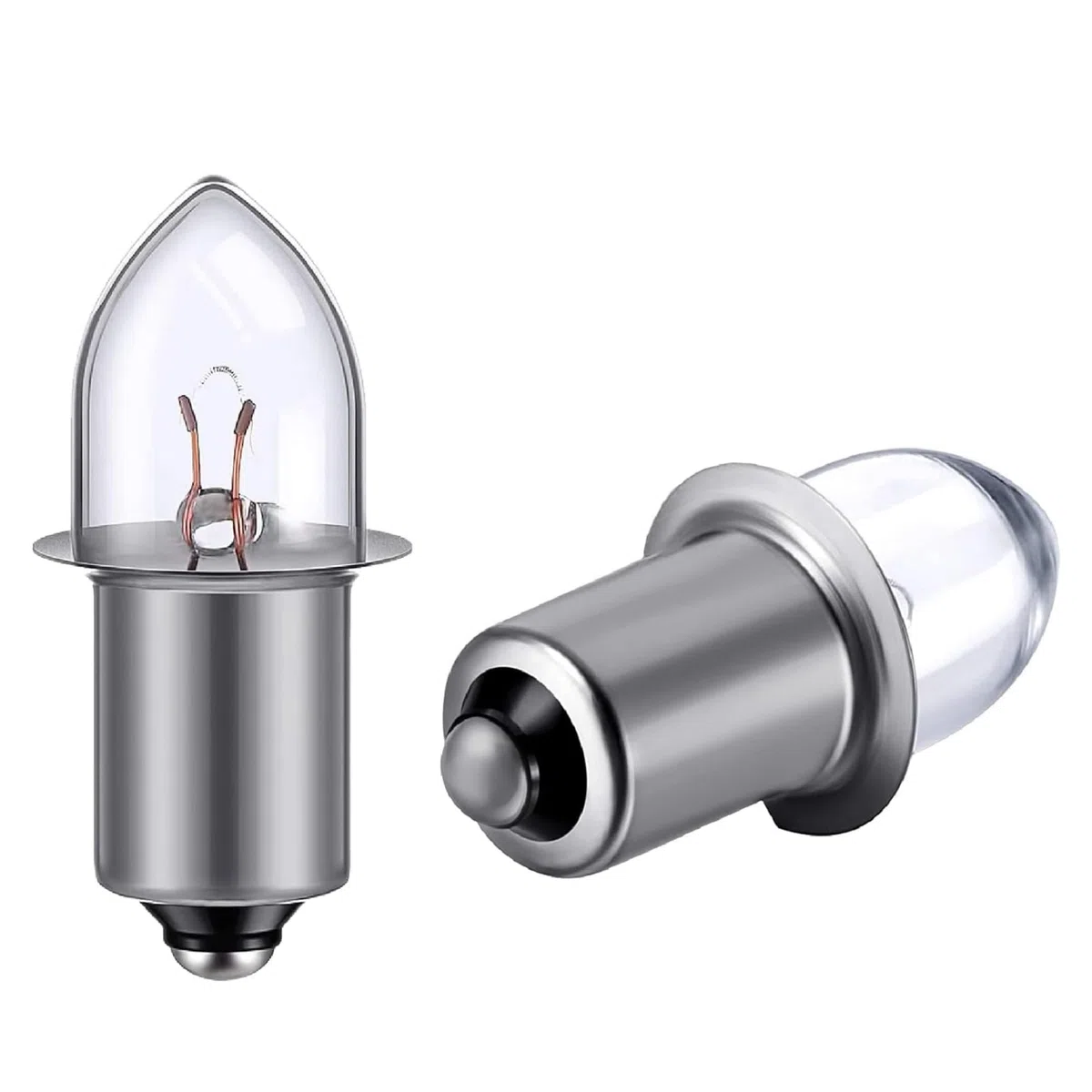 TBE LIGHTING Lampadine di ricambio per torcia allo xeno da 18 V, a risparmio energetico, compatibili con luci Makita da 18 Volt / presa base P13.5S, luce bianca per fari, torce, torce, torce