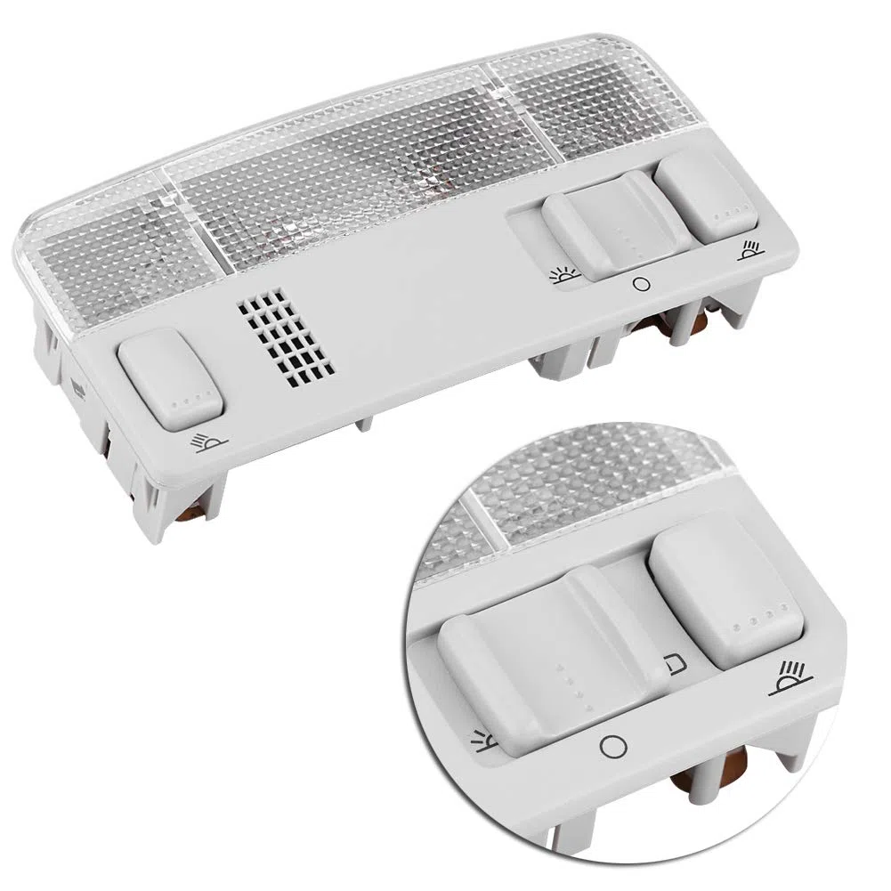 Tbest Aftermarket Dome Light Lampada da Lettura Luce Interna con Nastro Adesivo per Seat 1TD947105 3B0947105C