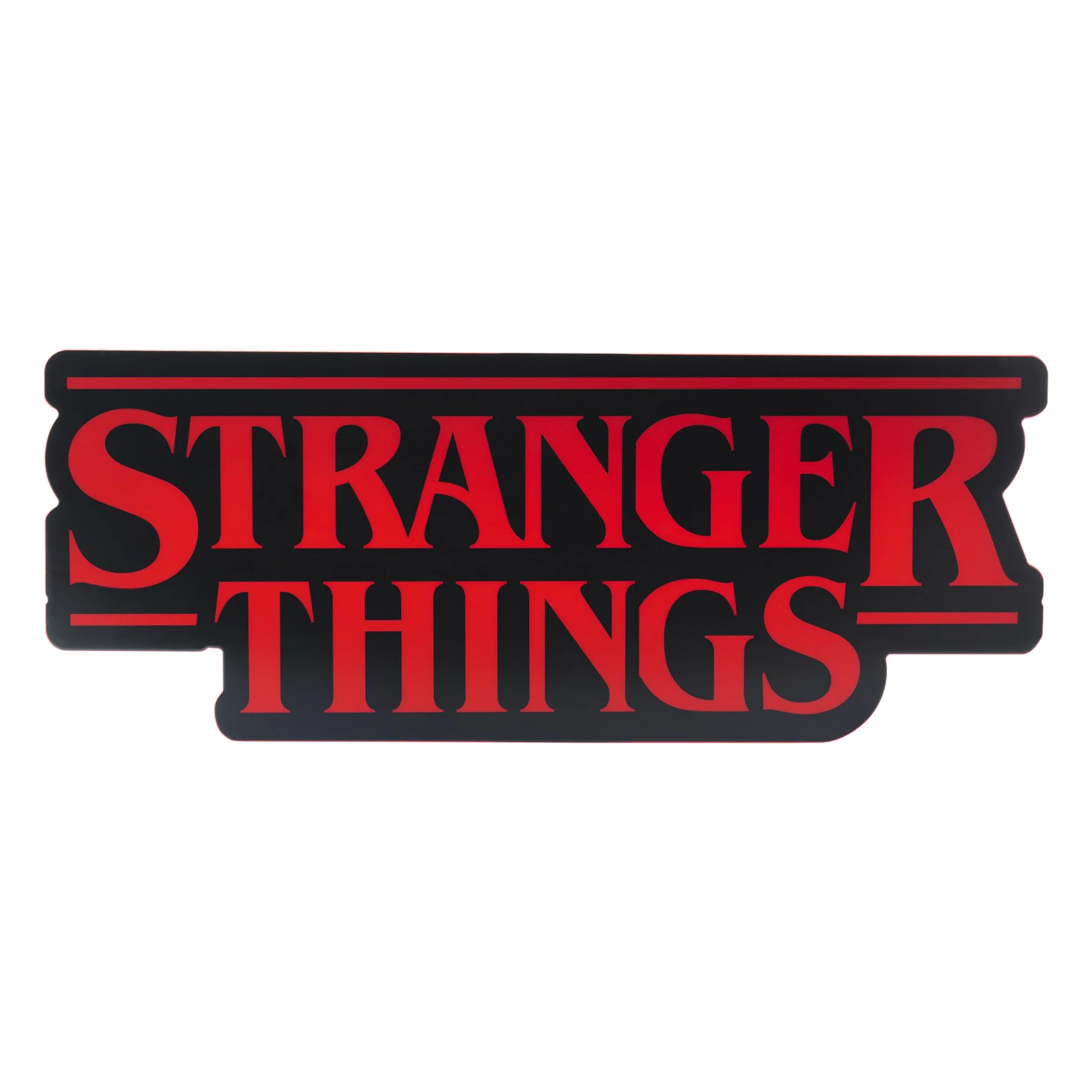 Paladone Lampada Logo Stranger Things, 30 cm (11,8") di Larghezza, Lampada da Parete o Scrivania con Alimentazione USB o a Batterie, Modalità Luce Fase e Pulsazione, Prodotto Ufficiale Netflix