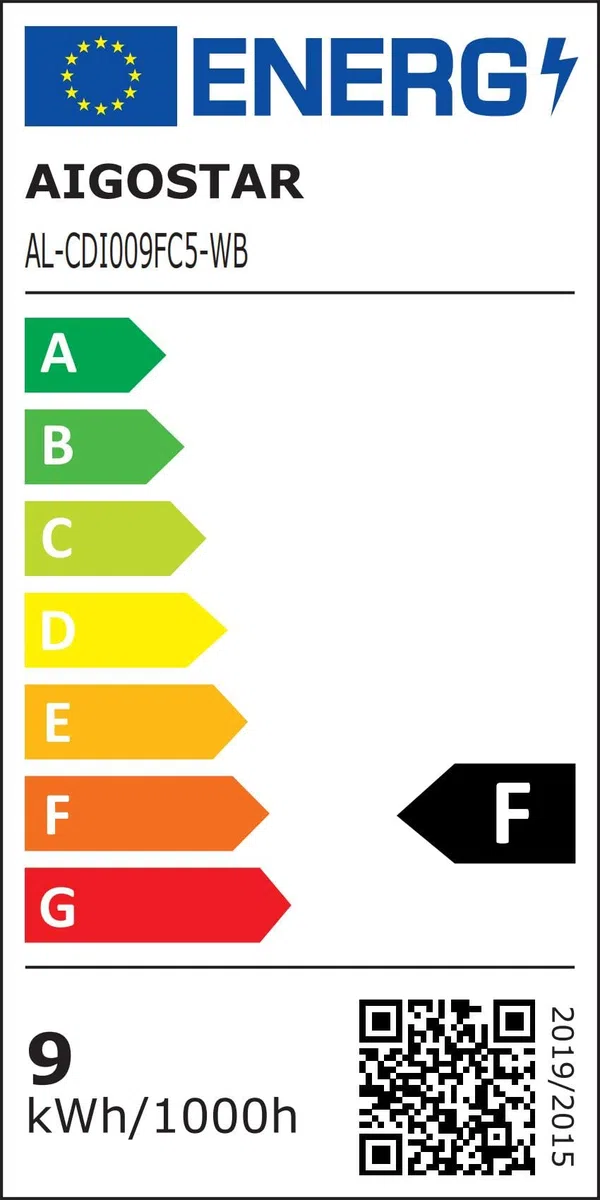 Aigostar 9W Faretti LED da Incasso per Cartongesso, 2 pezzi Faretto Led Incasso, Lampada da Incasso, App Controllo RGB Dimmerabile, Bianco Caldo a 2700-6500K 780LM, Compatibili con Alexa e Google Home