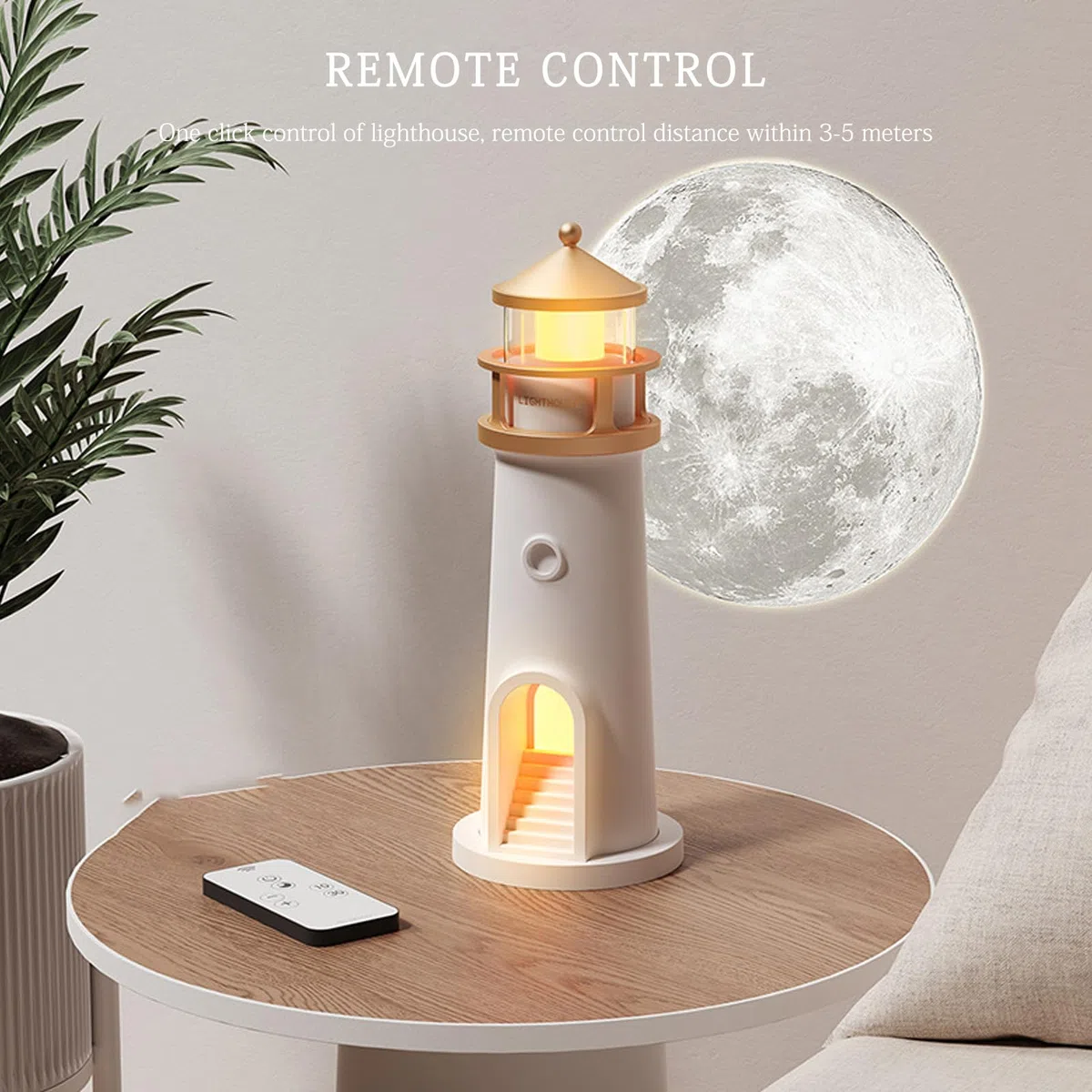 Luce di Proiezione Lunare,Lampada Faro,Luce Notturna,Romantica Lampada Proiettore,Luce a LED per Proiezione Lunare con Telecomando e Funzione Bluetooth,per Camera da Letto