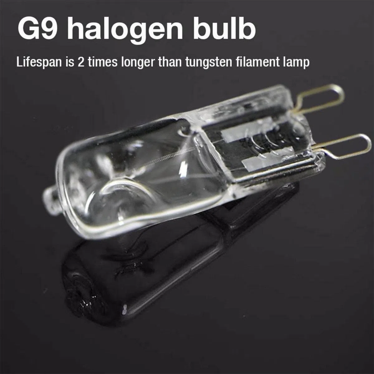 Lampada Alogena Durevole Resistente Alle Alte Temperature Della Luce Del Forno G9 Per I Ventilatori Dei Forni Dei Frigoriferi 40W 500℃ Lampadina A Spillo,40W 220V,2 Pz