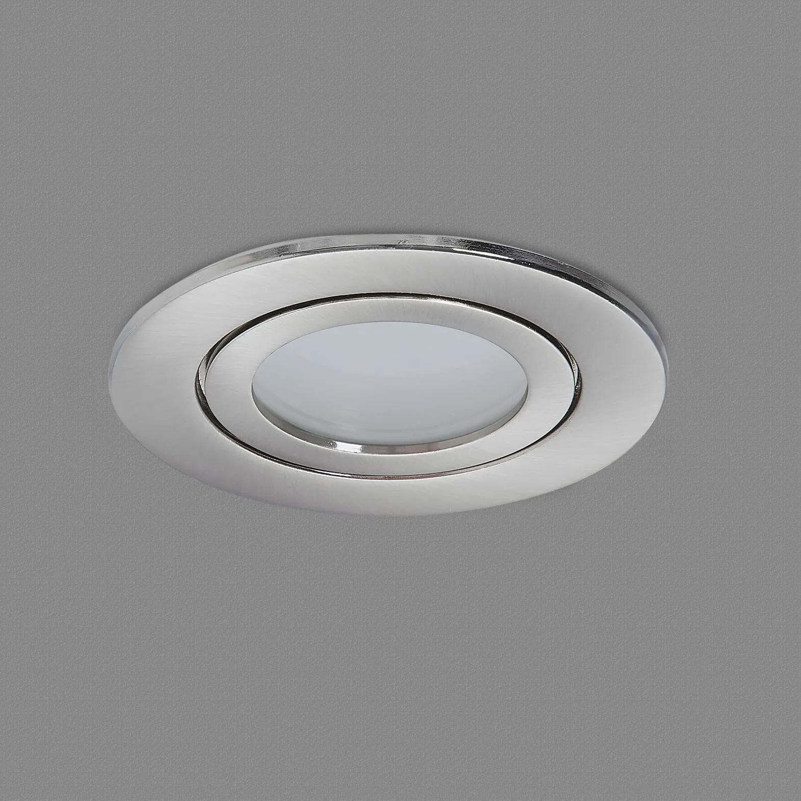 HCFEI 3x Faretti LED da Incasso Argento- Ultra sottile 30mm - Lampada Bianco Caldo 3000K da Incasso per Controsoffitto in Cartongesso - 425 Lumen 5W 230V Dimmerabile IP44 per Bagno Cucina