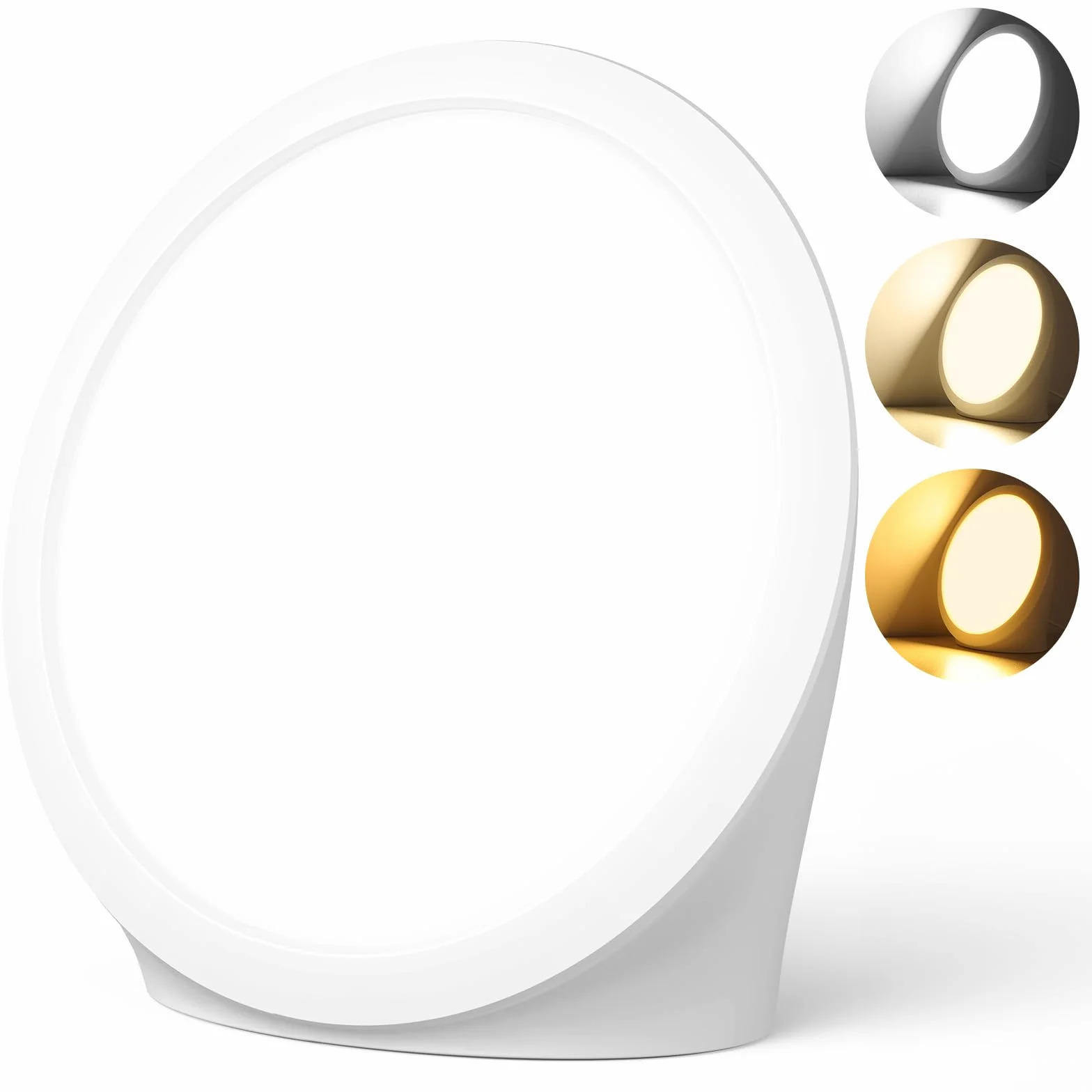 Lampada di Luce Diurna 10000 Lux UV-Free con 3 Temperature di Colore, 5 Livelli di Luminosità, 6 Timer e Funzione di Memoria, Lampada luce Diurna per Casa Ufficio