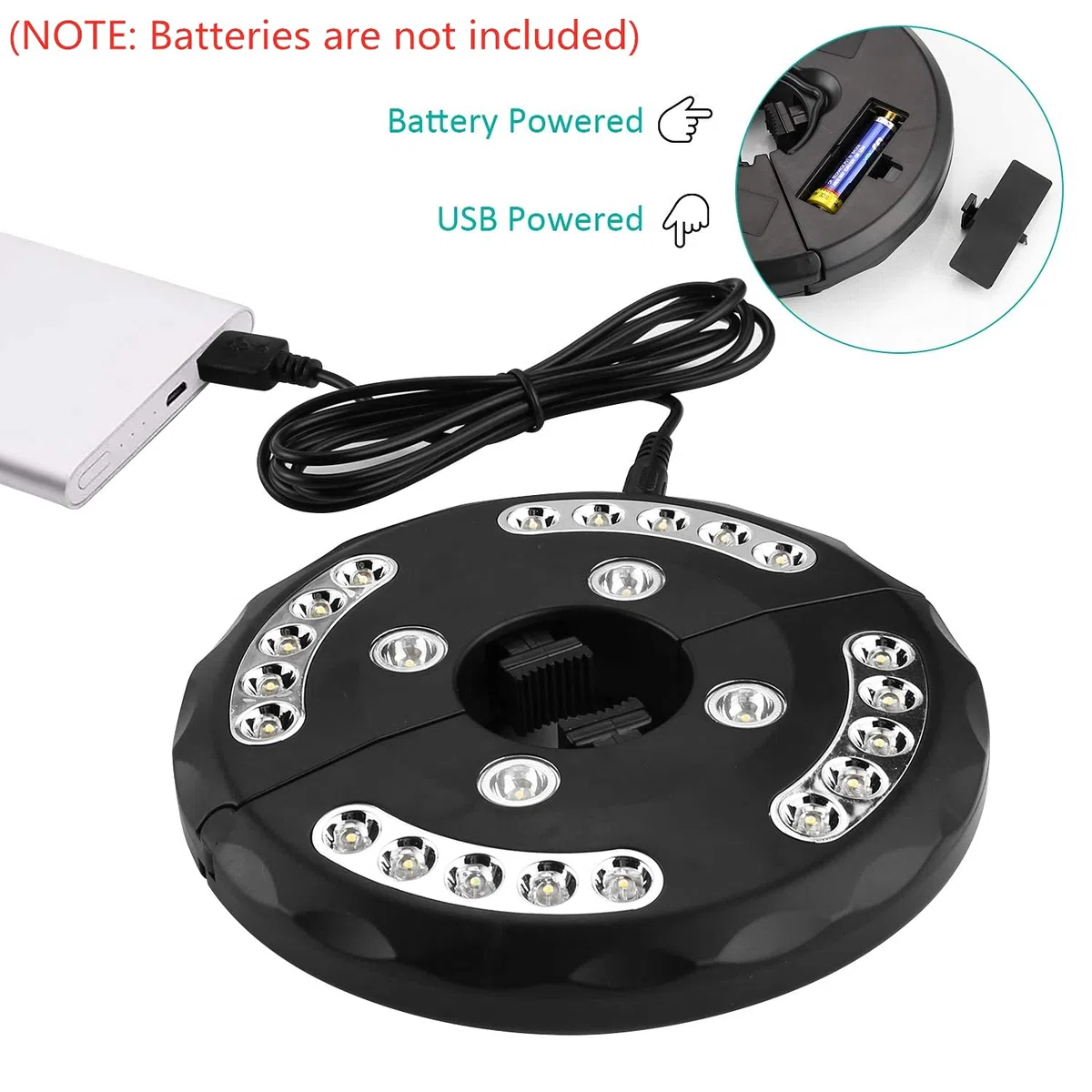 Supernight - Illuminazione per ombrellone, 28 luci a LED, 3 modalità di luminosità, 4 batterie AA (non incluse) per ombrelloni da terrazza all'aperto, campeggio, luce bianca calda