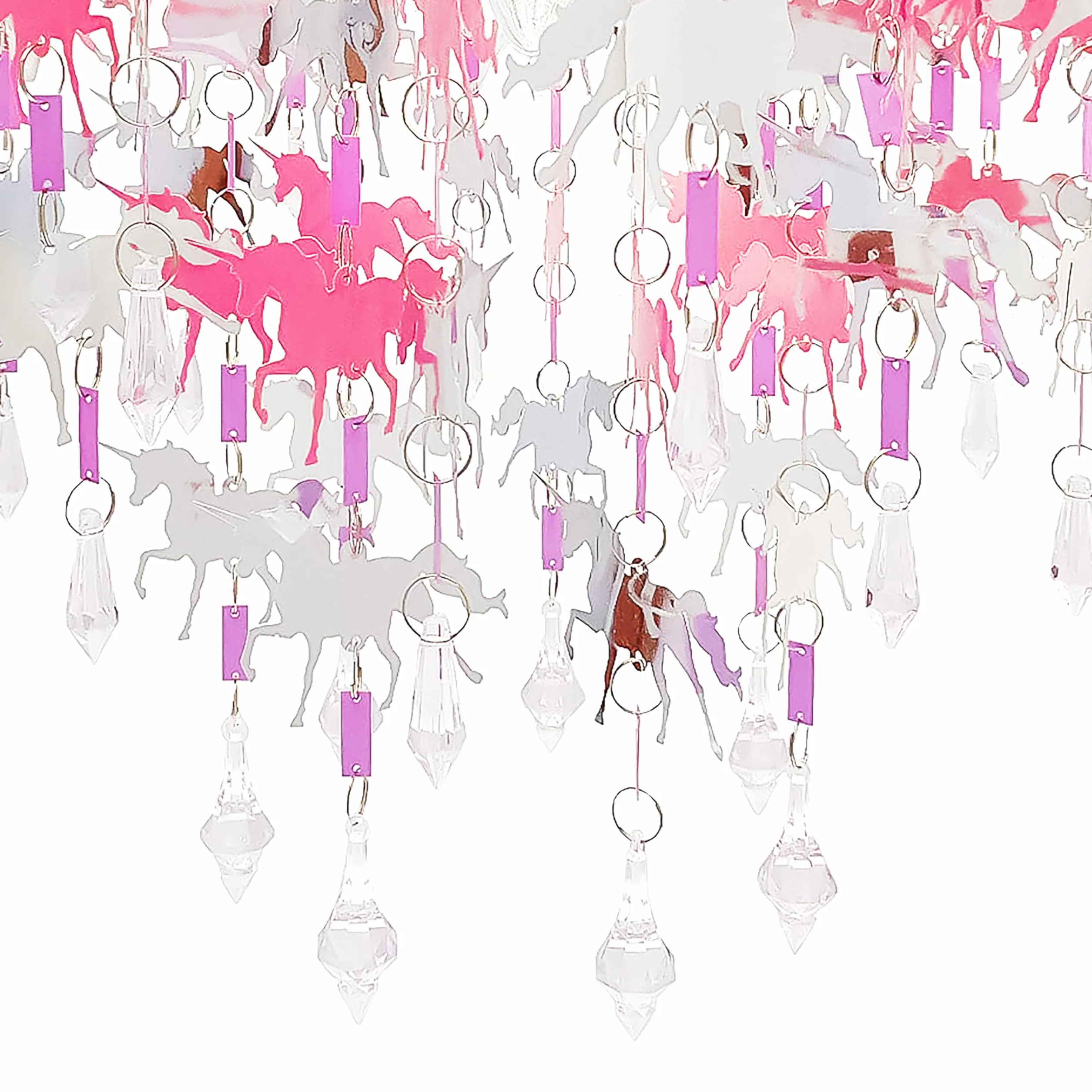 DECO EXPRESS Lampadario Cameretta Bambina, Unicorno Carino Decorazioni Cameretta (Unicorni)