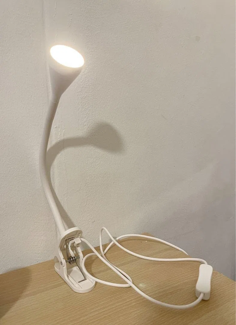 Ikea Navlinge 204.498.95 - Faretto LED con morsetto, colore: Bianco