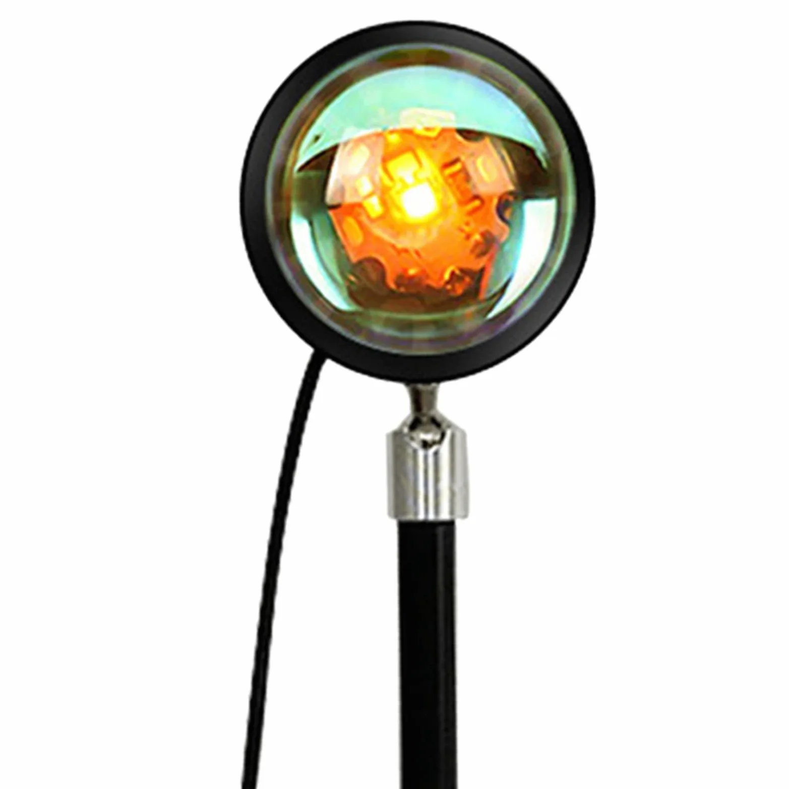 Lampada Al Tramonto Proiezione LED Luce 16 Colori 180 ° Telecomando Girevole Luce di Proiezione RGB per Camera da Letto
