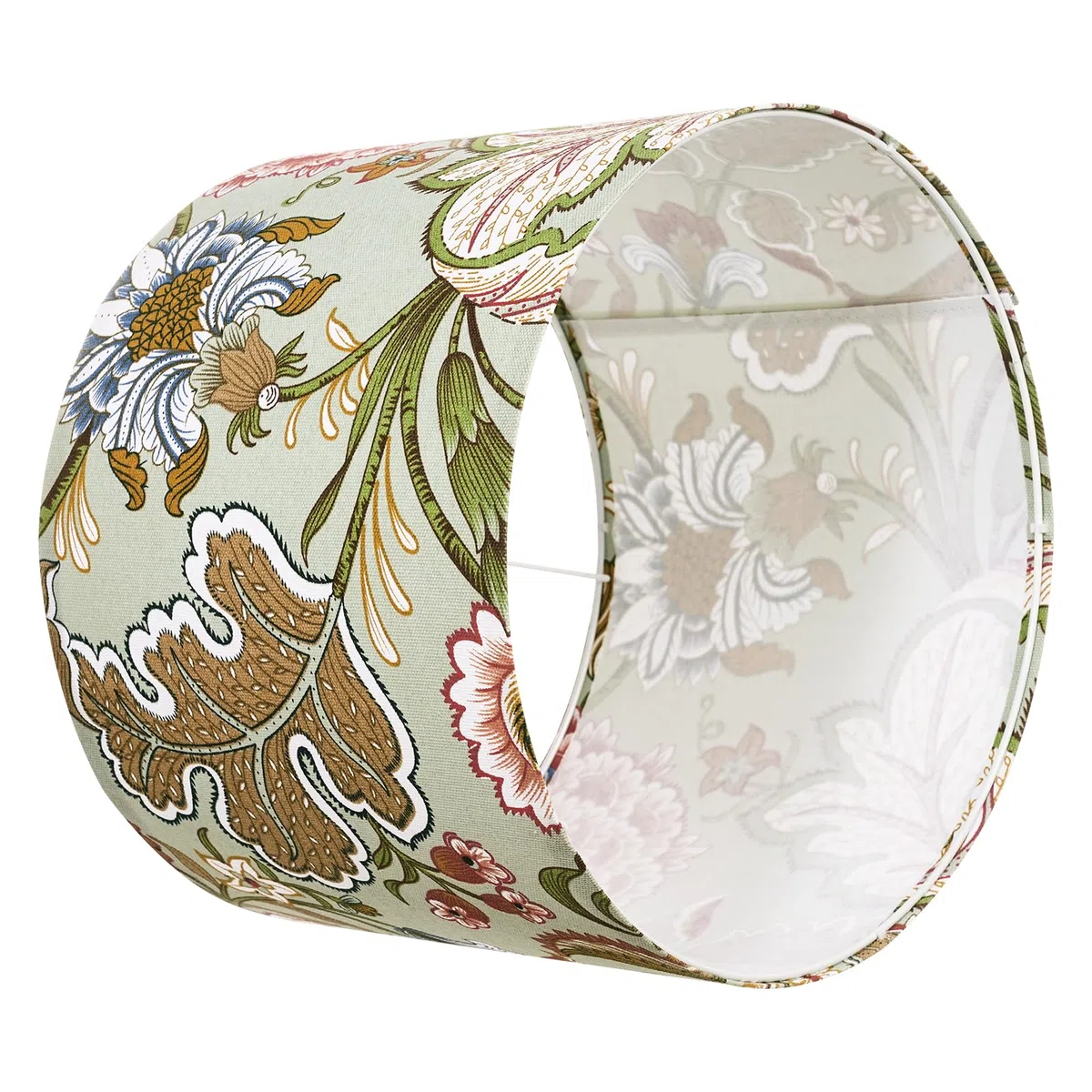 VEVOR Paralume a Tamburo Dimensioni Medio, Paralume di Ricambio per Lampade da Tavolo, Lampadina da Terra Lampada a Sospensione, Copri Lampadine 330 x 330 x 250 mm 2 Pezzi, Fiori Scuri