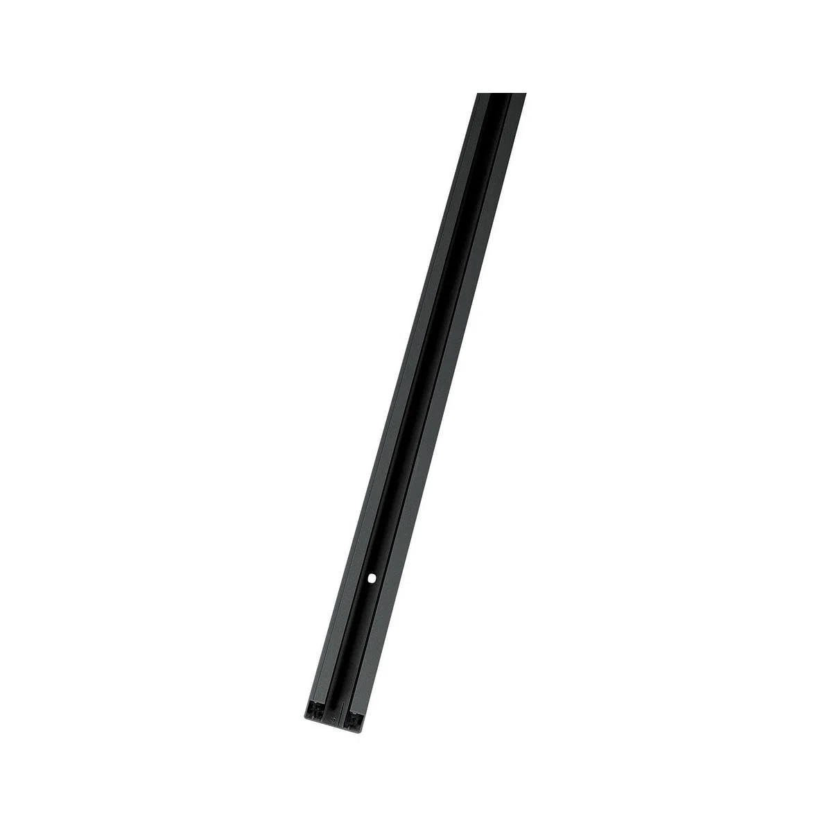 SLV Binario elettrificato monofase nero IP20 – Barra per sistema a binario 1 fase compatibile con faretti e spot, soluzione professionale per illuminazione interna