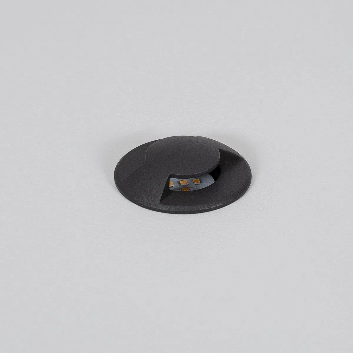 LEDKIA LIGHTING Segnapasso LED Incasso a Terra per Esterno 2L 24V DC Loto Nero 4000K Bianco Naturale