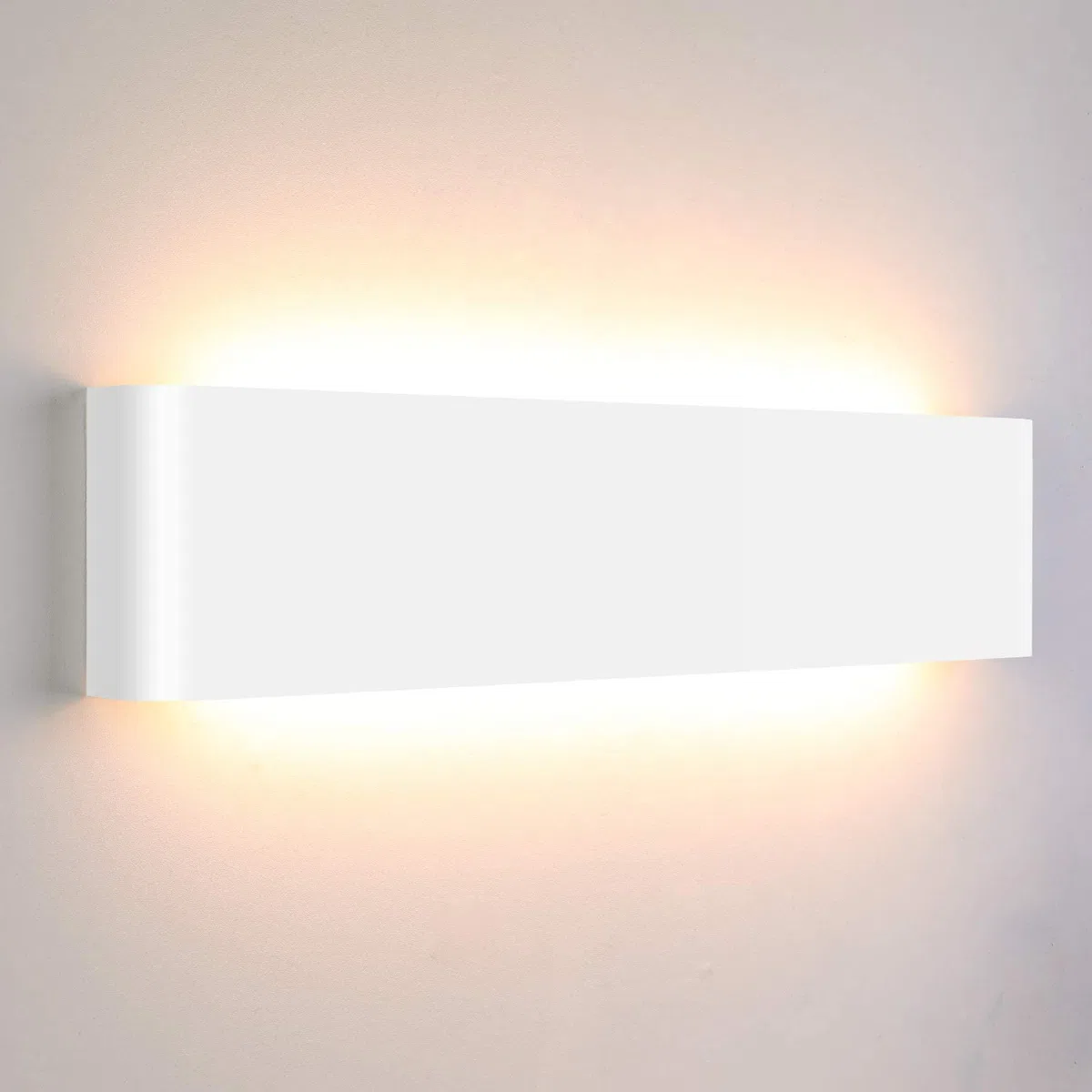 Lightess 18W Applique da Parete Interno, 40 CM Lampada da Parete Interno Illuminazione, Applique Camera da Letto Moderna Luce Bianco Caldo 3000K, per Soggiorno, Scale, Corridoio, Portico