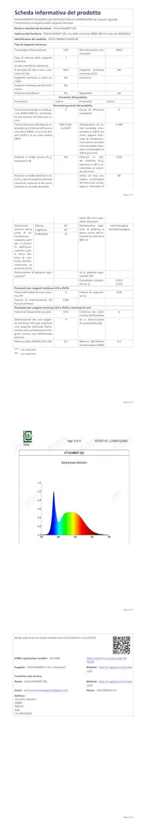 Aigostar Faretti LED da Incasso per Cartongesso, 4.8W 560LM IP65 Impermeabile, Faretto LED Incasso, Luce Bianca Fredda 6500K, Faretti Incasso Cartongesso, Diametro Foro Ø68mm, AC 220-240V, Set di 6