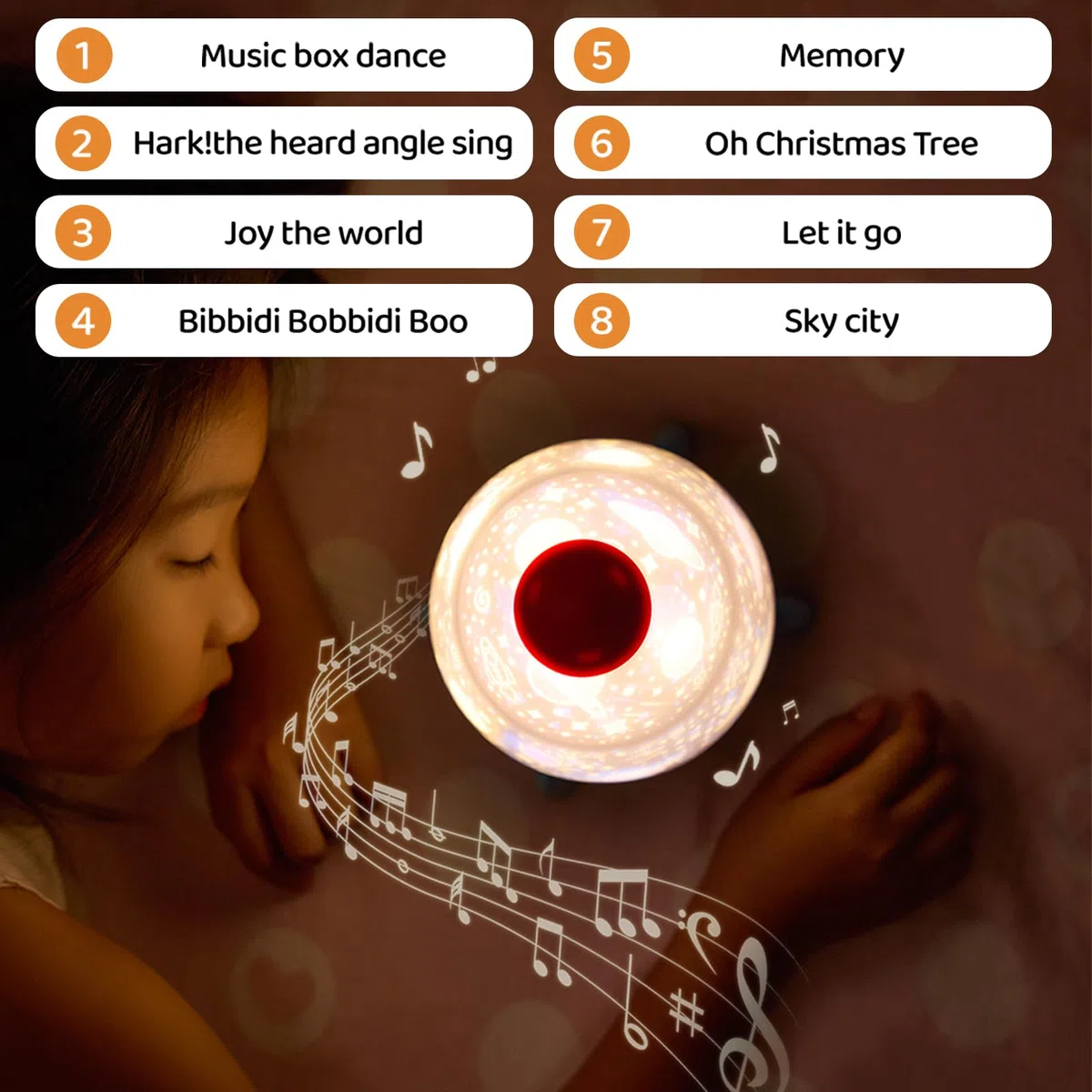 Proiettore cielo stellato per bambini con 8 film, luce notturna per bambini, luce notturna per bambini, proiettore con stelle Bluetooth, regalo di Natale per ragazzi e ragazze, decorazione