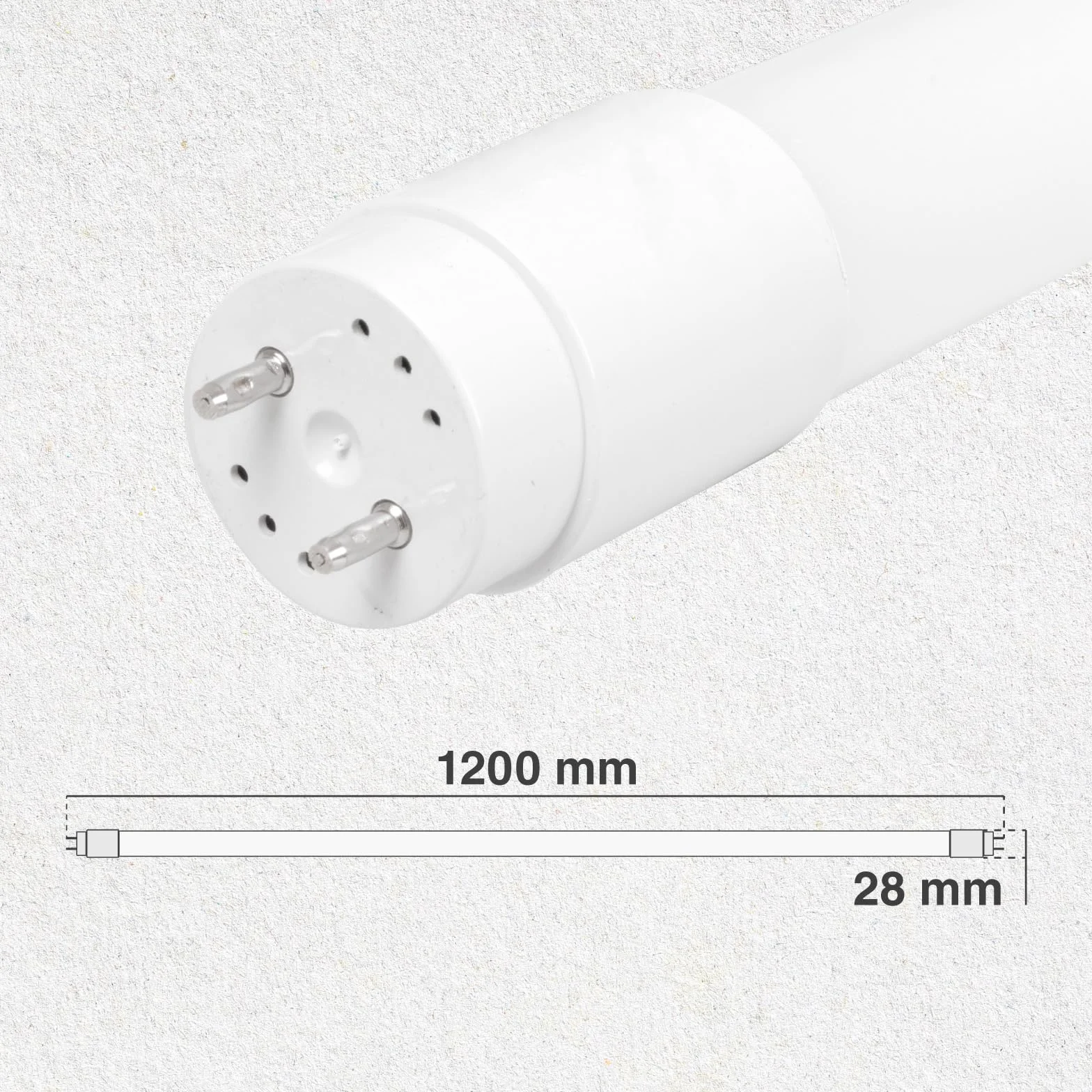 Eurocali 6 Tubi LED 18W 120cm T8 G13 con Starter 1850 Lumen Garanzia 6 Anni - Luce Naturale 4000K Alta Luminosità 102 lm/W - Materiale Nano Plastic Sostituzione Neon per Box Garage Negozio