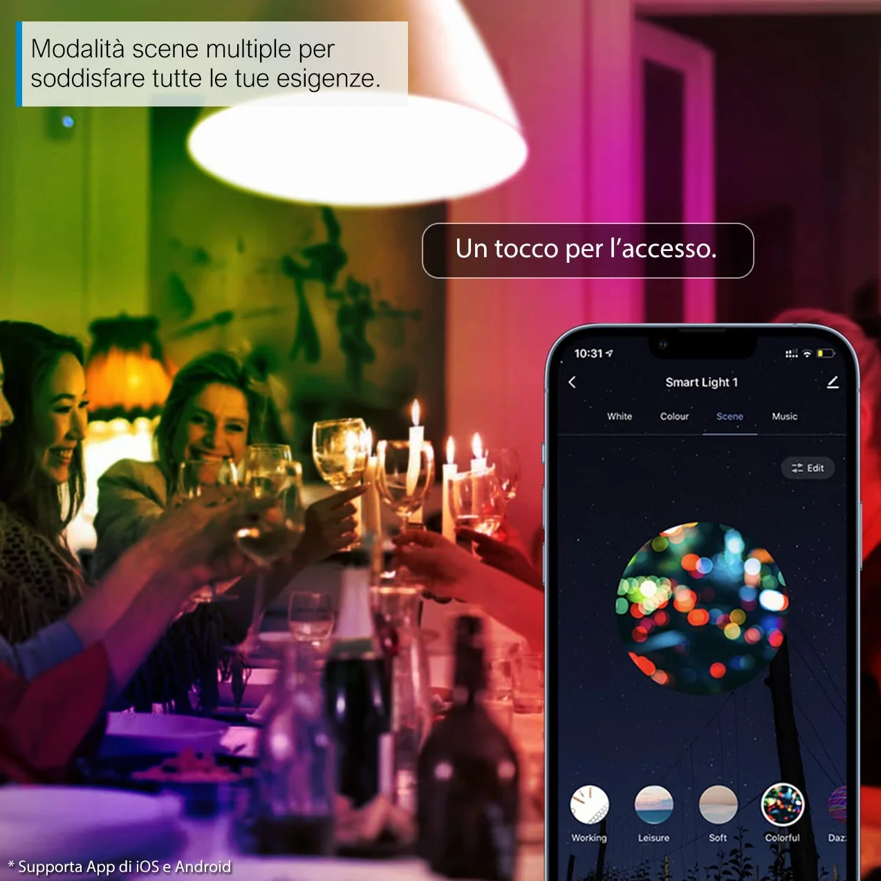 LVWIT Lampadina Smart E14 Wifi, Lampadine Alexa Riflettore, 4.9W = 40W, 470Lm, Lampadine Smart con Telecomando Compatibile con Alexa, Echo, Google Assistant, 16 Milioni di Colori RGBWW, 2 Pcs