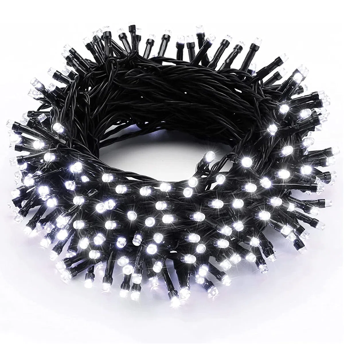 BrizLabs Natale di Luci Interno 200 LED 20M, Catena Luminosa Esterno 8 Modalità Stringa Luci Led Impermeabile Catena di Luci per Feste Compleanni Eventi Albero Giardino Decorazioni (Bianco Freddo)