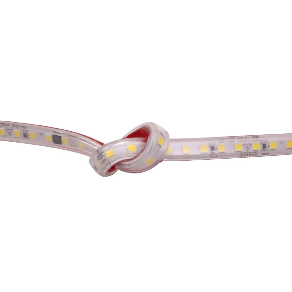 pcning Striscia LED 220V Adesiva Luce Naturale 1M con Interruttore, 1 Meter 2835 120 leds/m IP67 Impermeabile Strip Light 4000K (1M, Bianco)