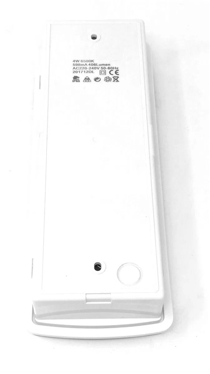 TEMPO DI SALDI Lampada di Emergenza con 50 Led Completa di Incasso + Batteria Luce Bianca 4 W
