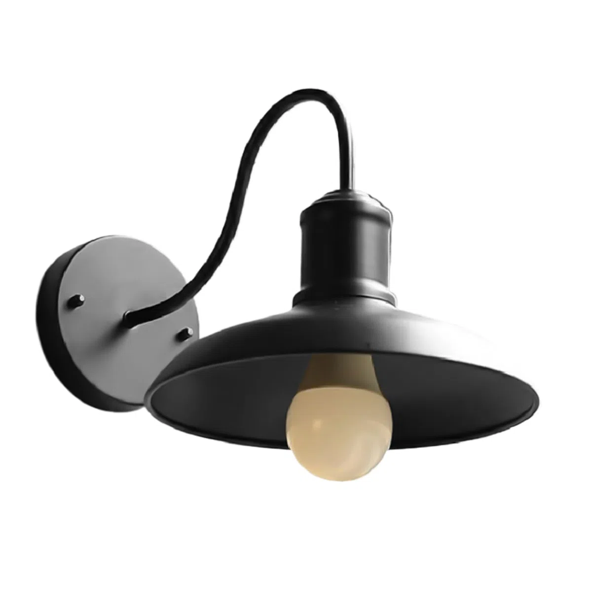 Illuminazione da parete con applique vintage - Lampada rustica impermeabile luce esterna, apparecchio in metallo paralume vetro per un'illuminazione elegante | esterno bagno, camera letto, soggiorno