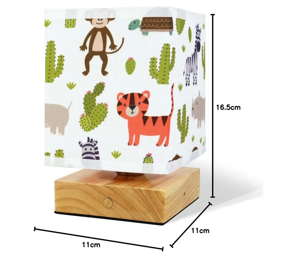 Wetry Lampada da Comodino Bambini con Paralume Luce Notturna Neonati Regolabile Intensità Lucina Notte Ragazzi Ricaricabile Regalo Compleanno Ragazze