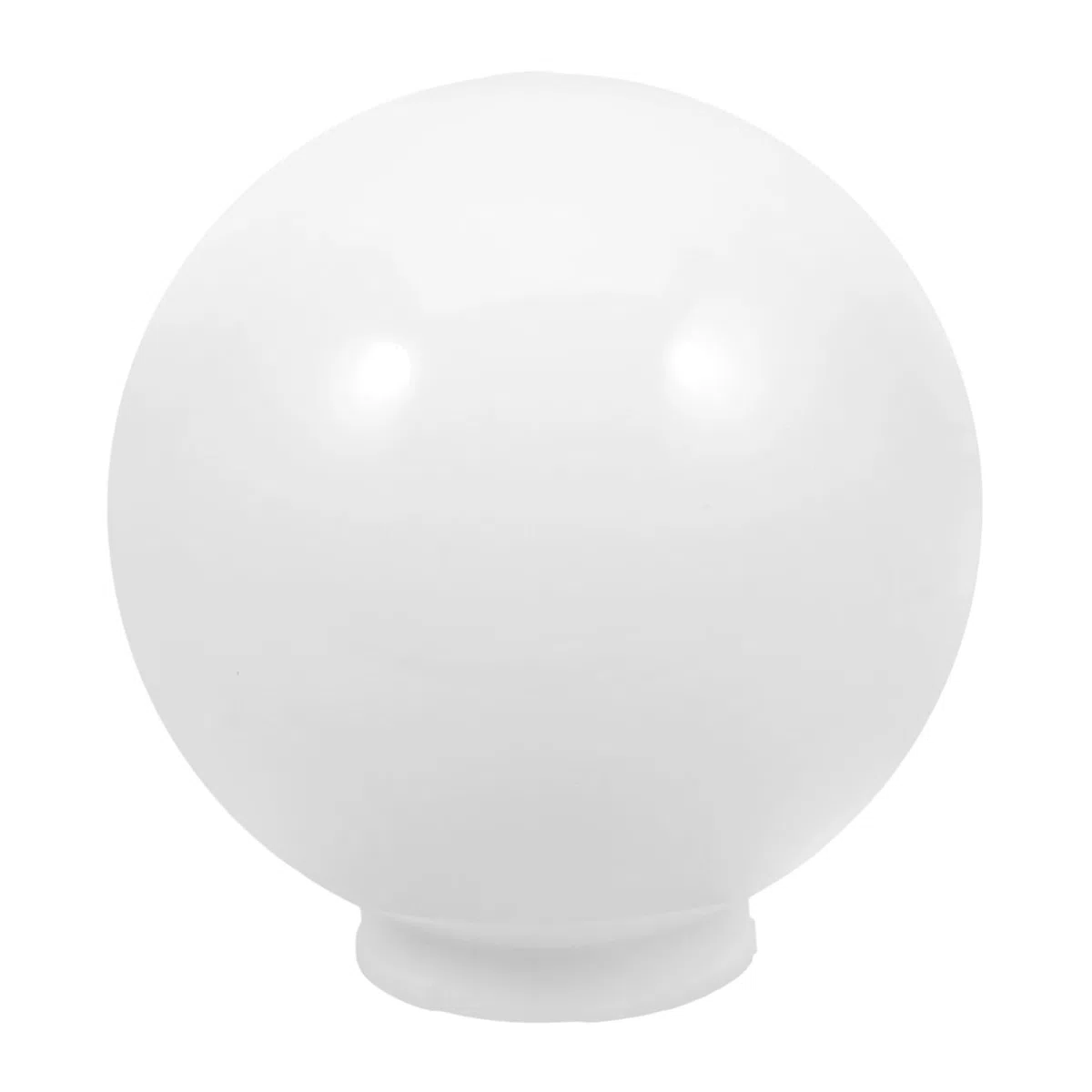 PRETYZOOM Paralume Sferico Acrilico 7.87In Coprilampada Da Esterno Globo Lampione Rotondo Protezione Lampada Per Giardino Patio Facile Installazione Decorazione
