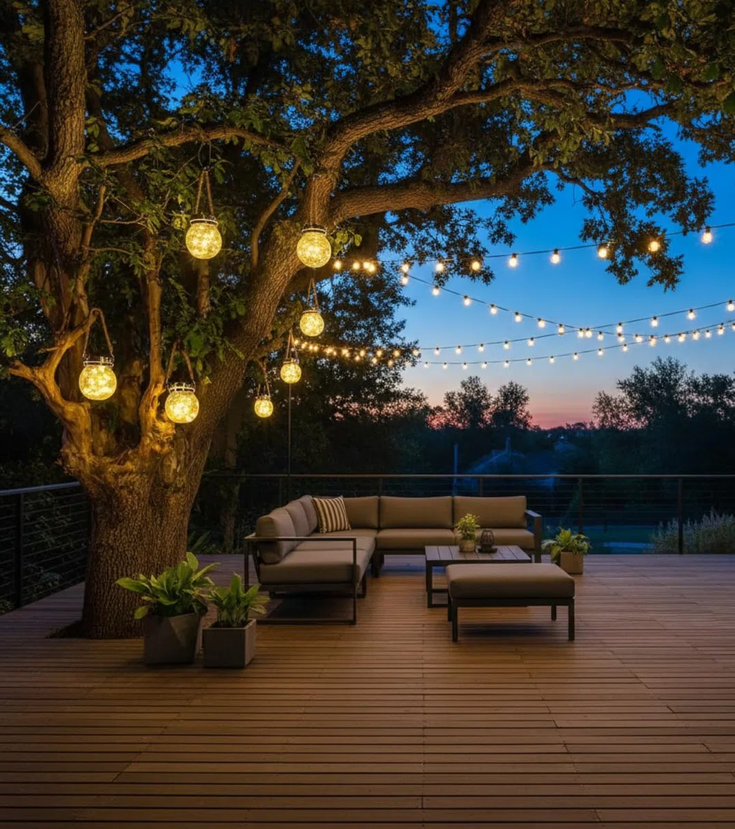 BEL AIR HOME - Set 2 Ciondoli Solari in Vetro - Luce LED 3000 K IP65 - Illuminazione Automatica da Esterno 8-12 Ore - Ideale per Giardino, Veranda, Pergola, Vetro